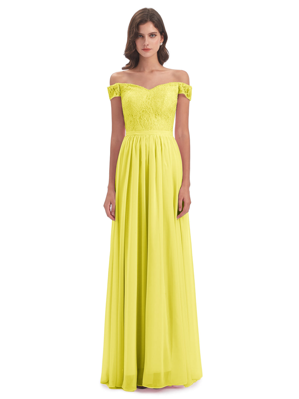 Charlotte Floor Length Off The Shoulder Bridesmaid Dresses