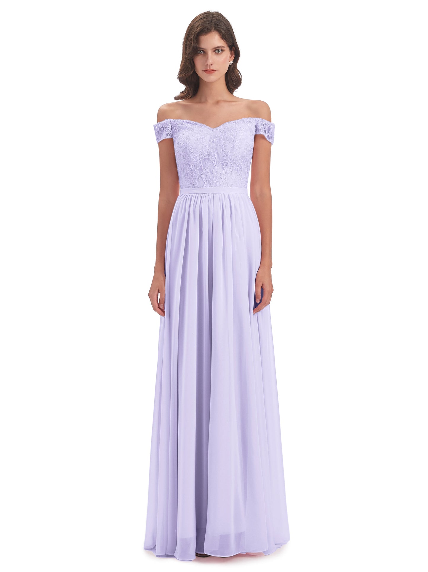 Charlotte Floor Length Off The Shoulder Bridesmaid Dresses