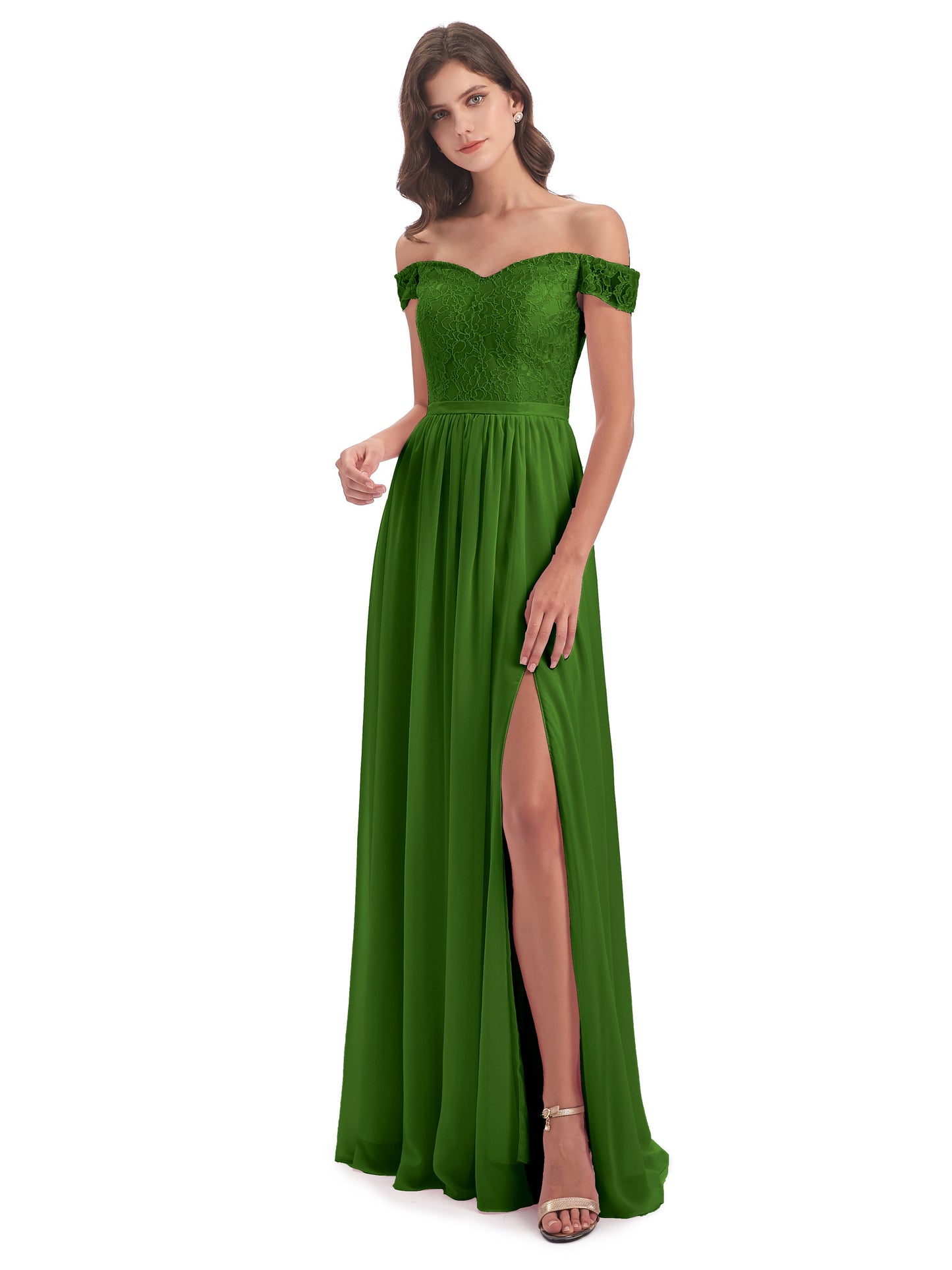 Charlotte Floor Length Off The Shoulder Bridesmaid Dresses