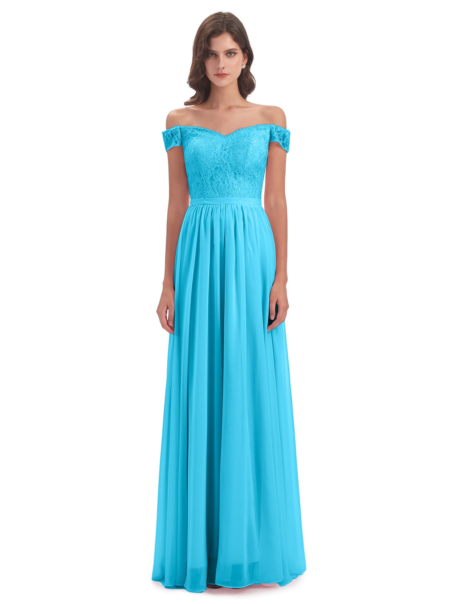 Charlotte Floor Length Off The Shoulder Bridesmaid Dresses