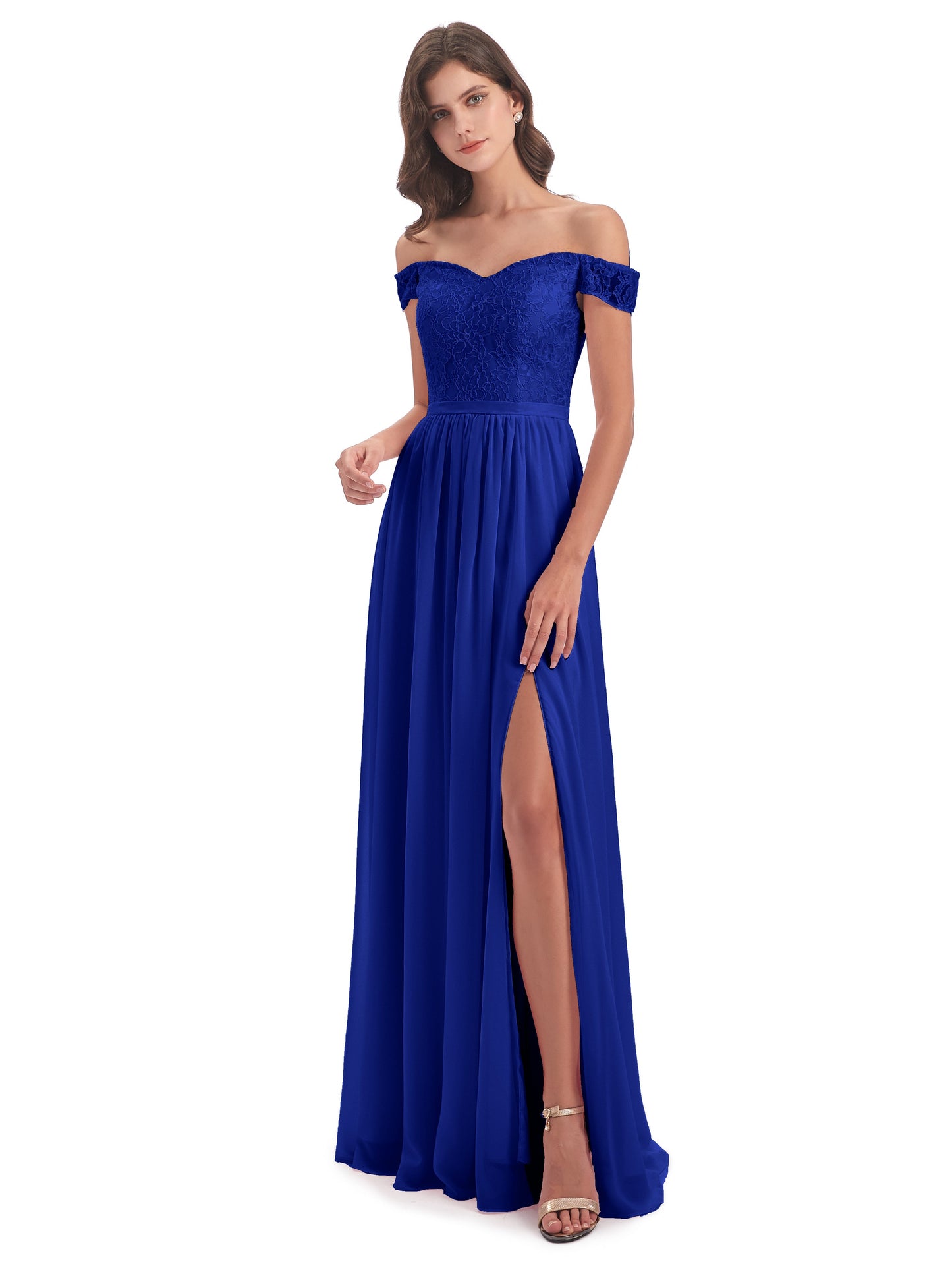 Charlotte Floor Length Off The Shoulder Bridesmaid Dresses