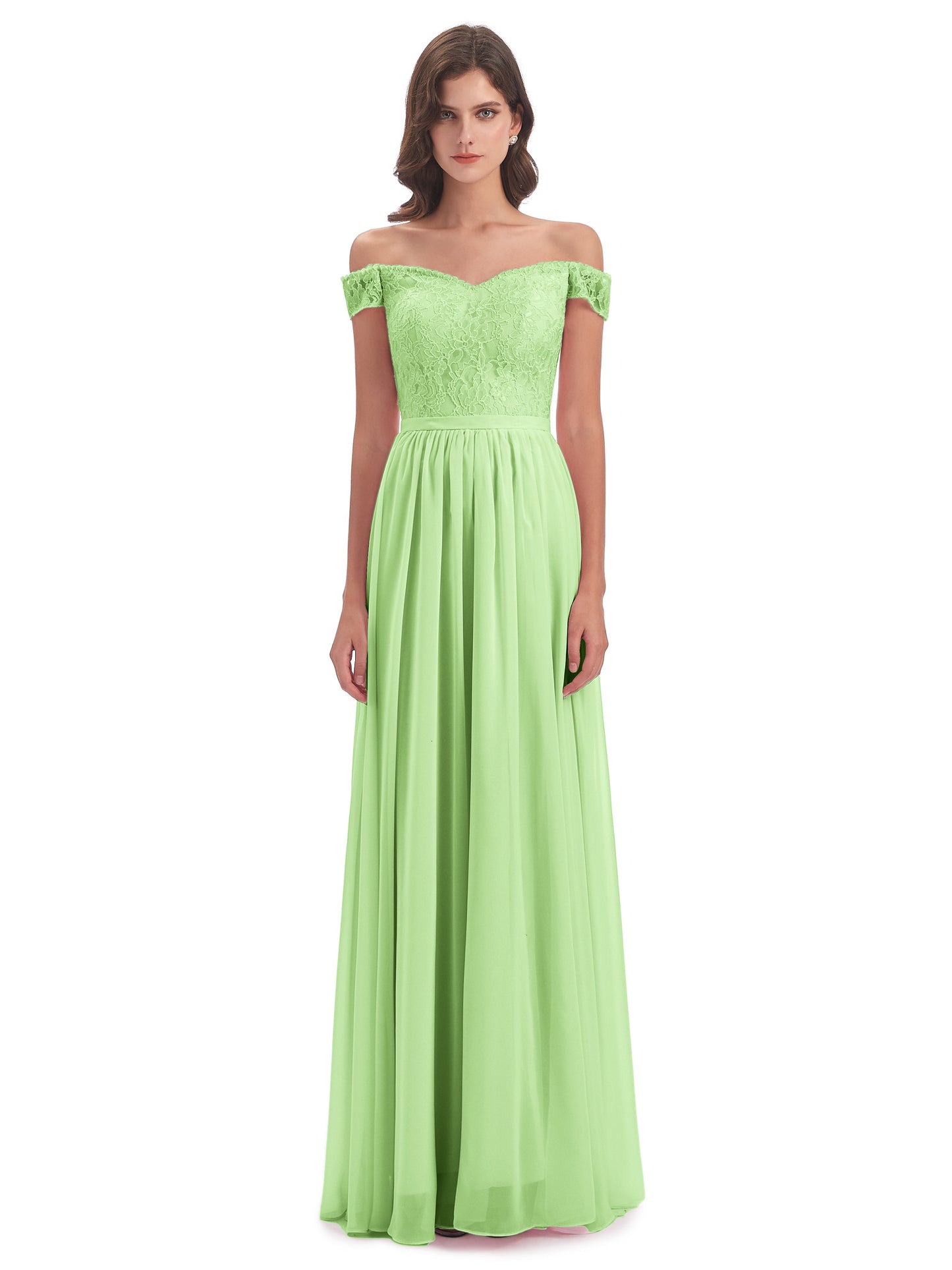 Charlotte Floor Length Off The Shoulder Bridesmaid Dresses