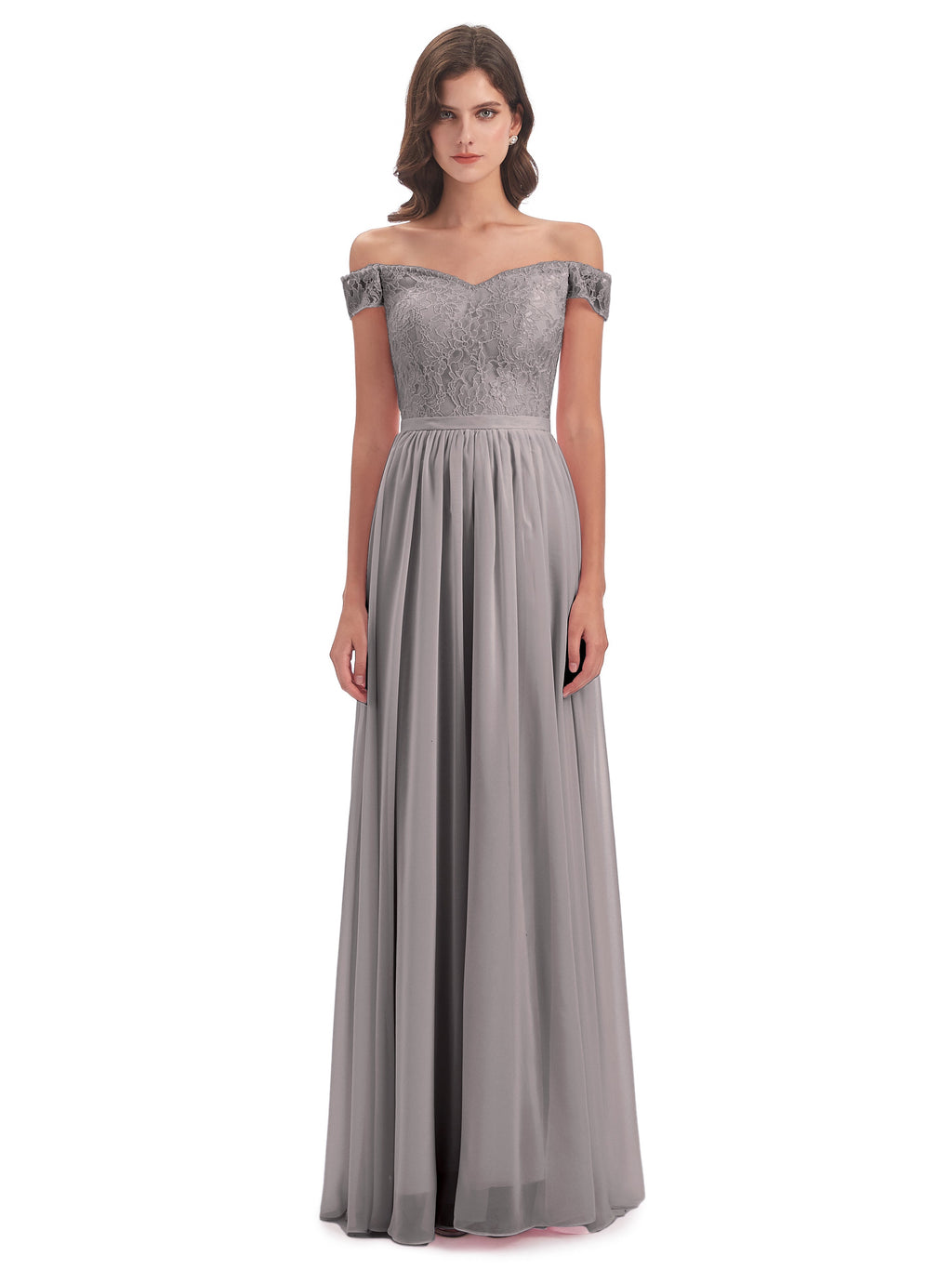 Charlotte Floor Length Off The Shoulder Bridesmaid Dresses