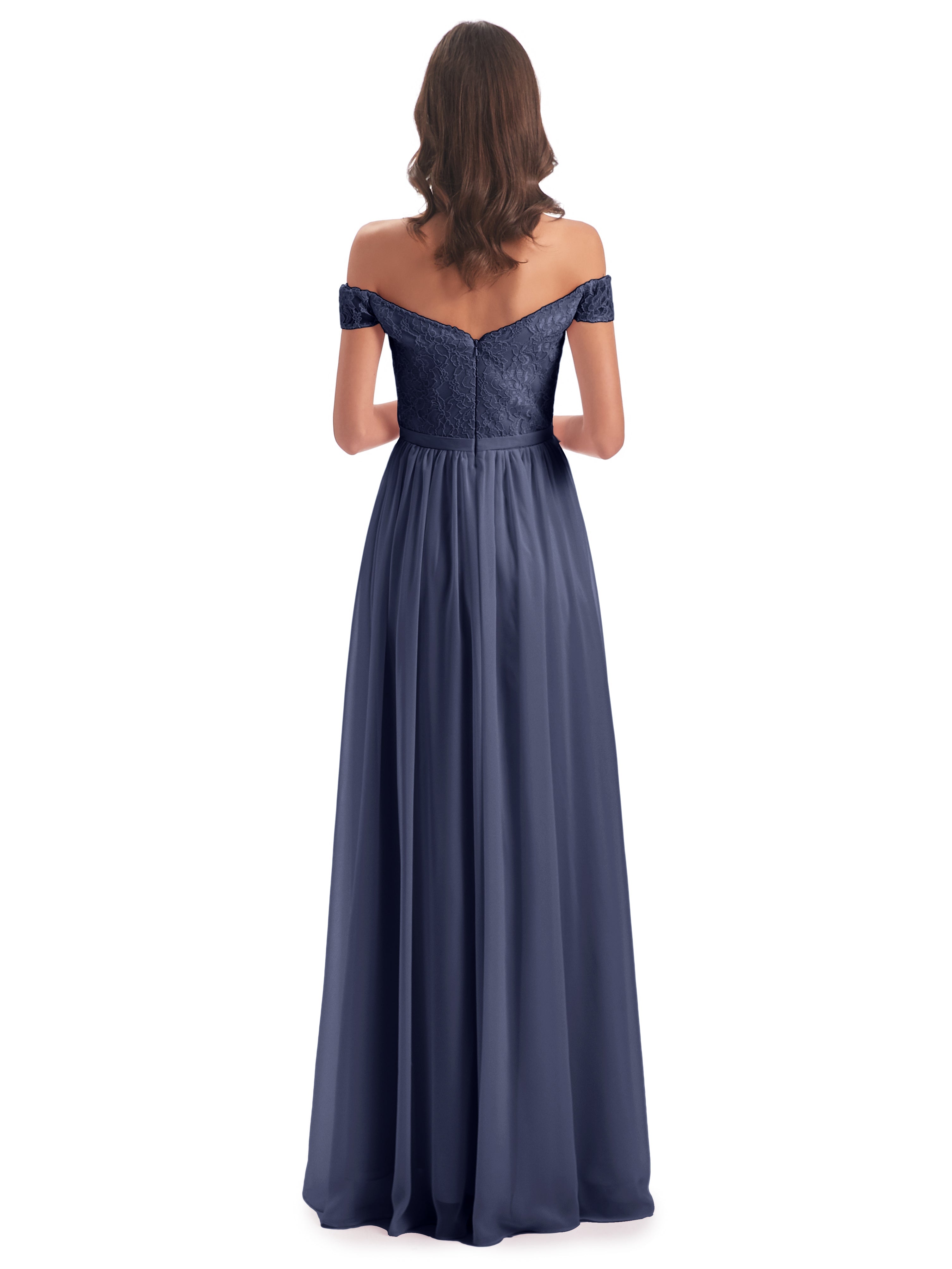 Charlotte Floor Length Off The Shoulder Bridesmaid Dresses