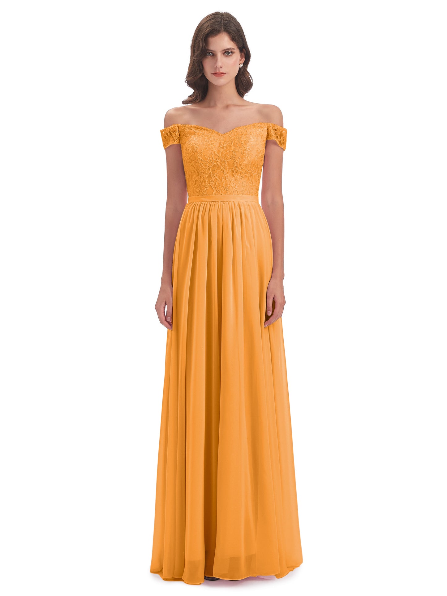 Charlotte Floor Length Off The Shoulder Bridesmaid Dresses
