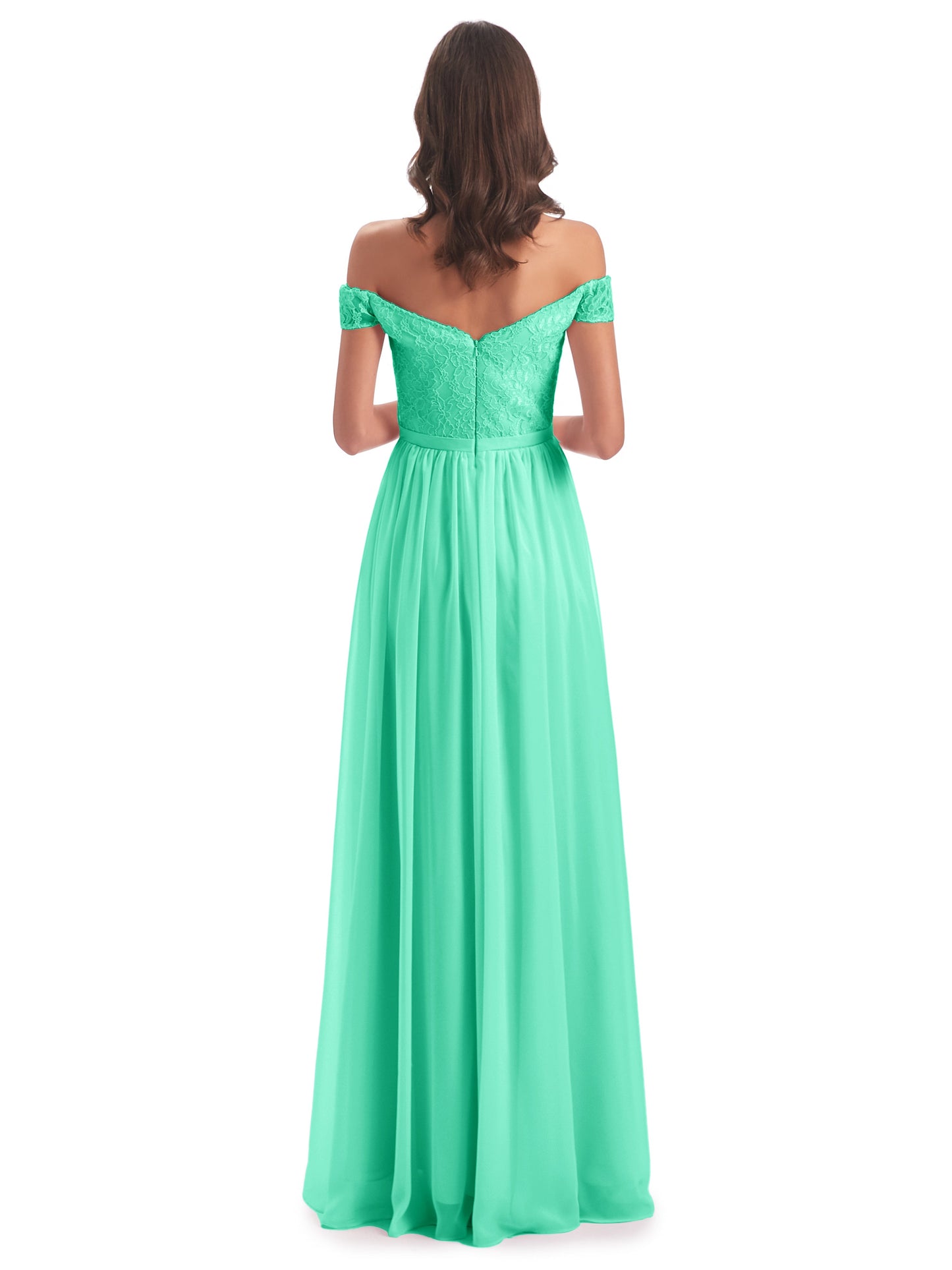 Charlotte Floor Length Off The Shoulder Bridesmaid Dresses