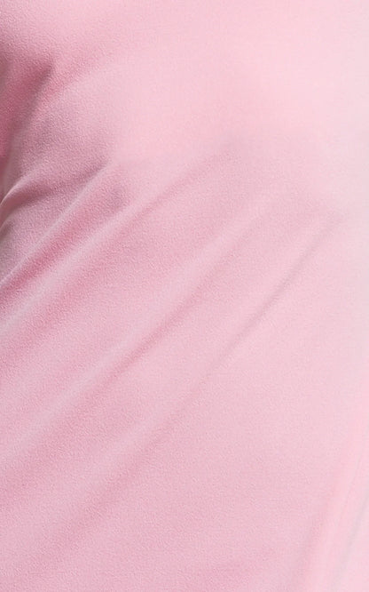 Indi Maxi Dress Boat Neck Bodycon Dress in Pink