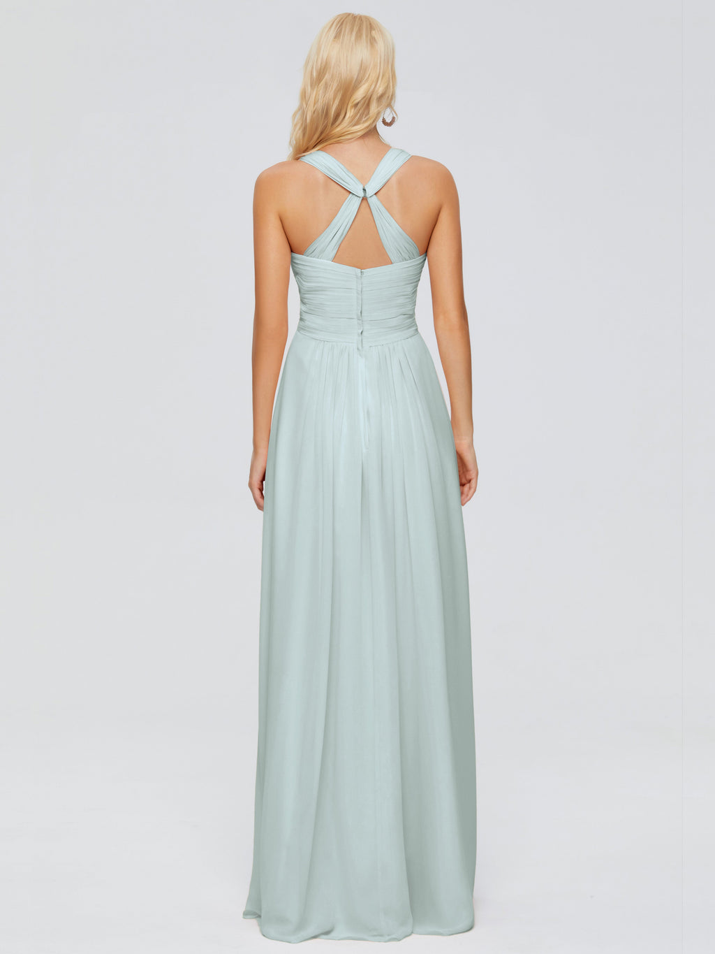 Josephine Spaghetti Straps Chiffon Bridesmaid Dresses
