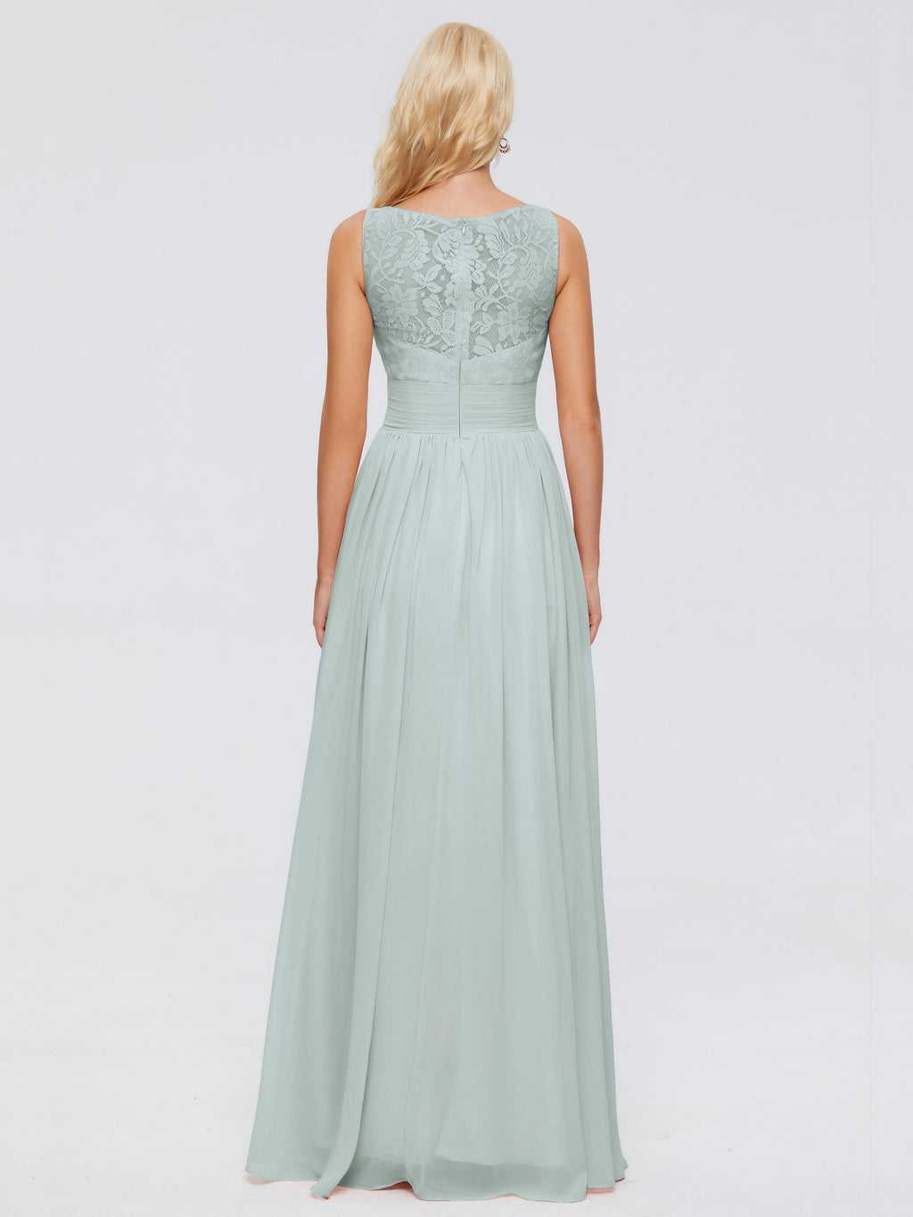 Kayla Straps Lace Chiffon Bridesmaid Dresses