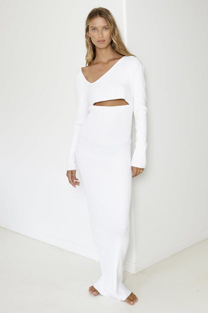 Aurora Maxi Dress - White