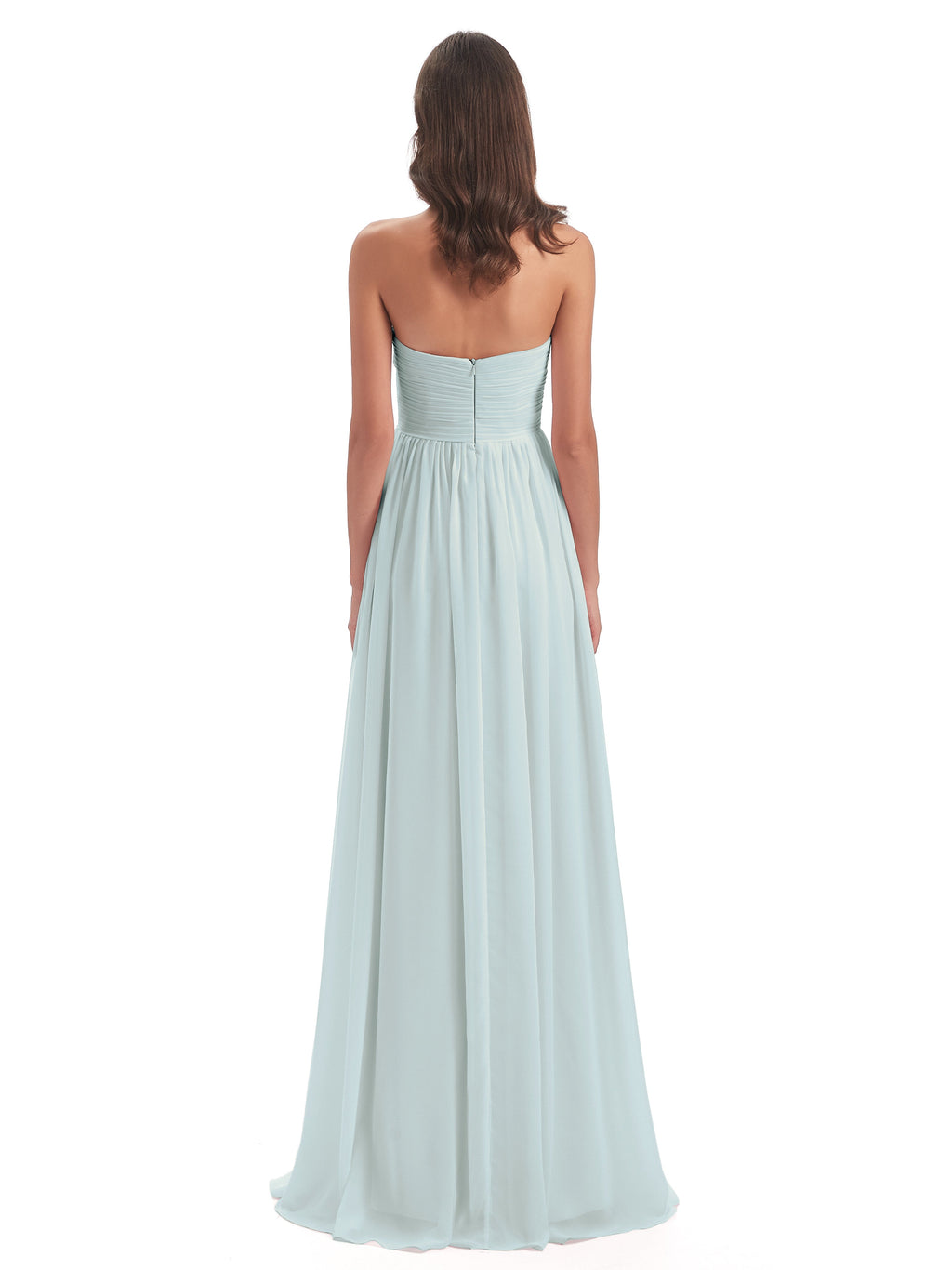 Sunny Floor Length Sweetheart Chiffon Bridesmaid Dresses