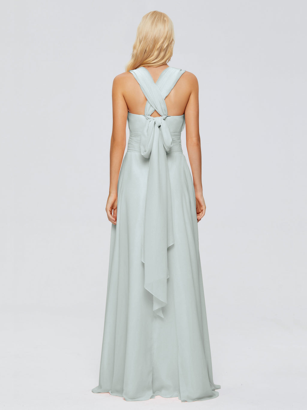Ximena Straps Ribbon Chiffon Bridesmaid Dresses