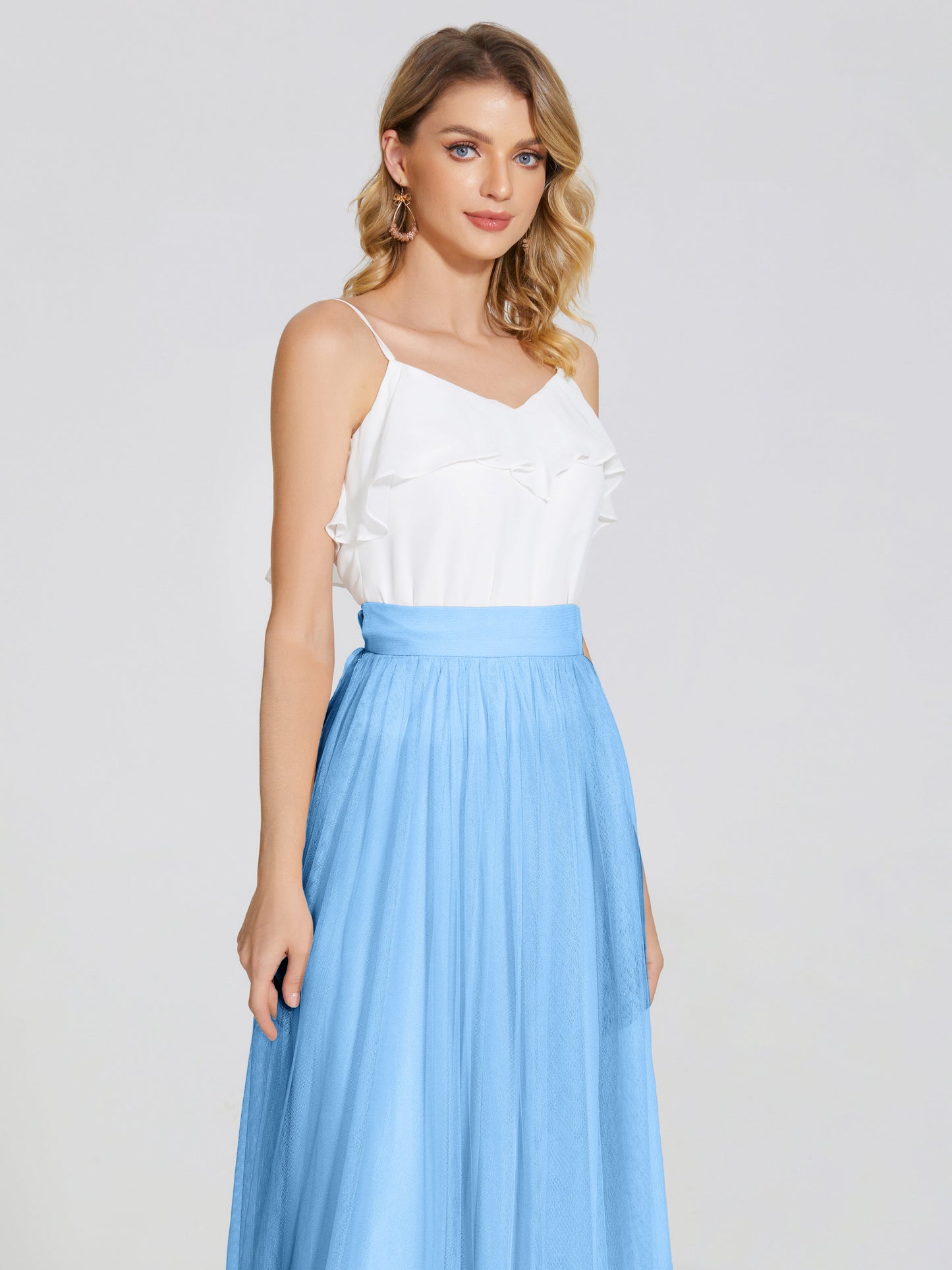 Hayden Two Pieces Tulle Bridesmaid Skirt