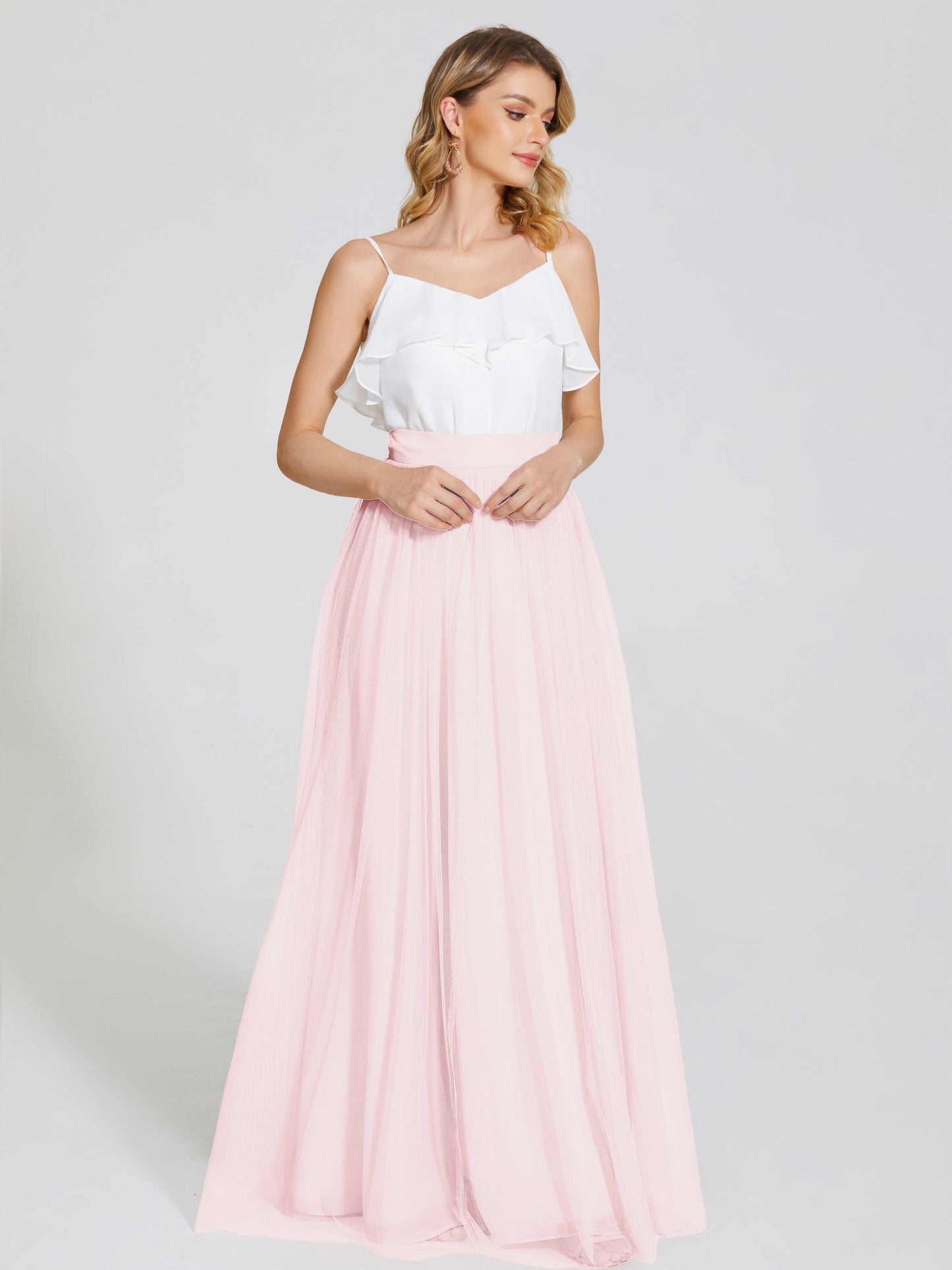 Hayden Two Pieces Tulle Bridesmaid Skirt