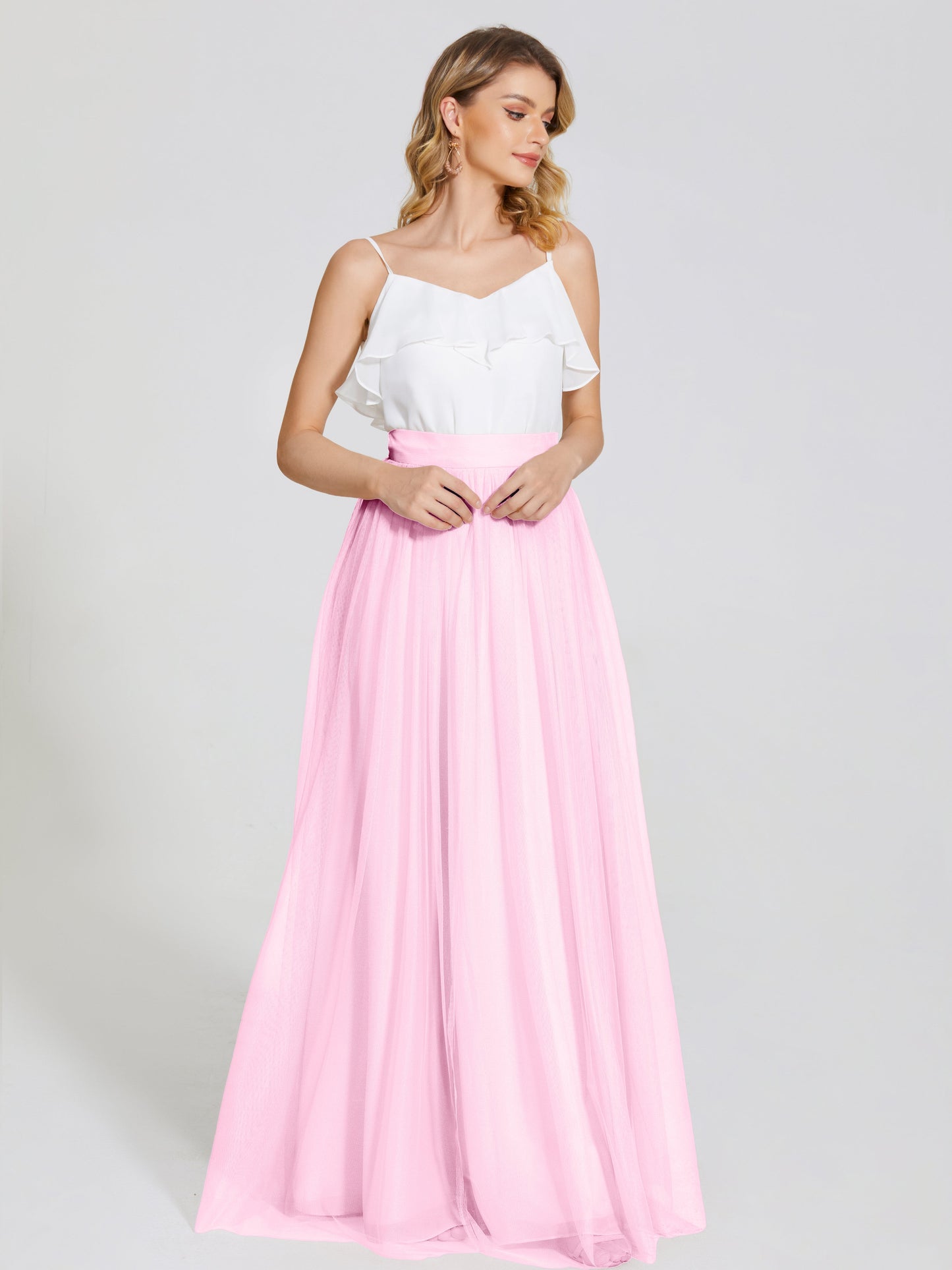 Hayden Two Pieces Tulle Bridesmaid Skirt