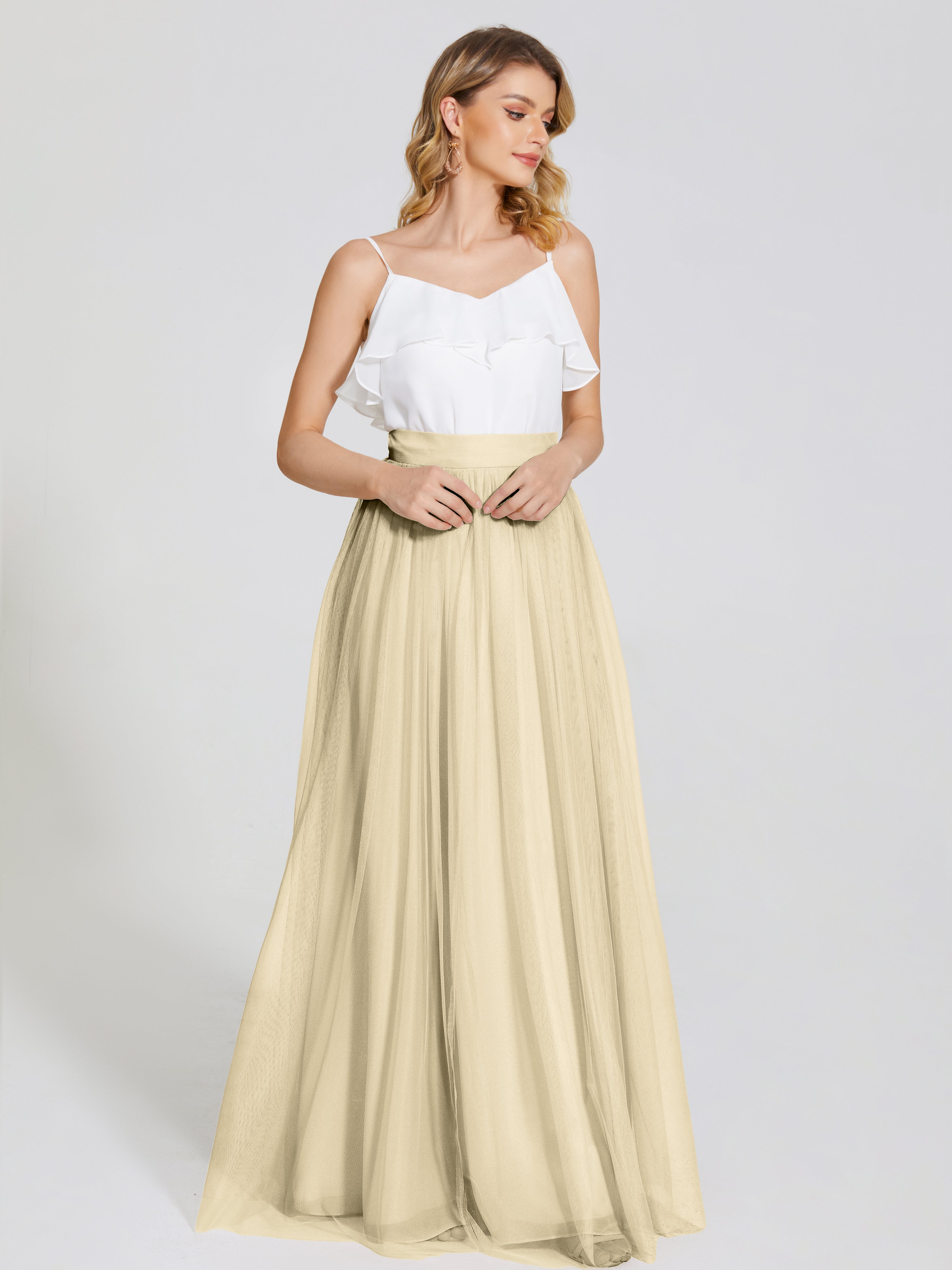 Hayden Two Pieces Tulle Bridesmaid Skirt