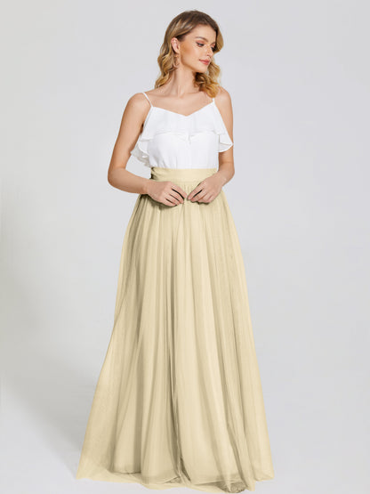 Hayden Two Pieces Tulle Bridesmaid Skirt