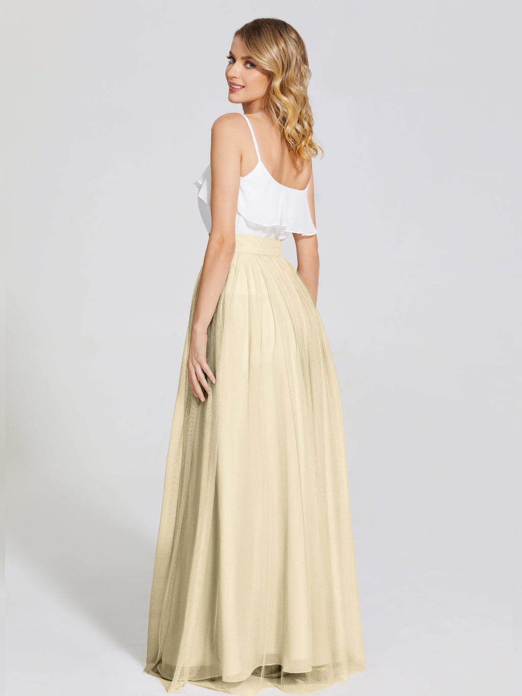 Hayden Two Pieces Tulle Bridesmaid Skirt