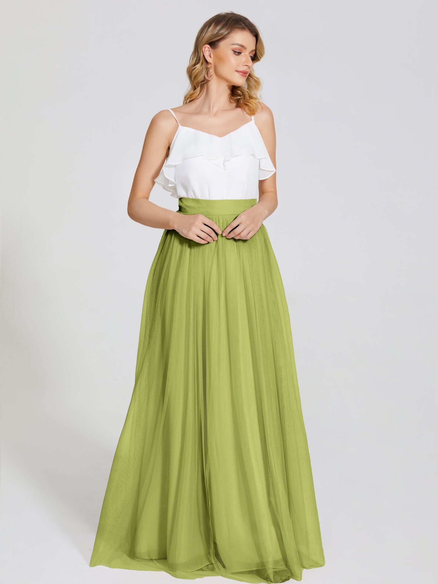 Hayden Two Pieces Tulle Bridesmaid Skirt
