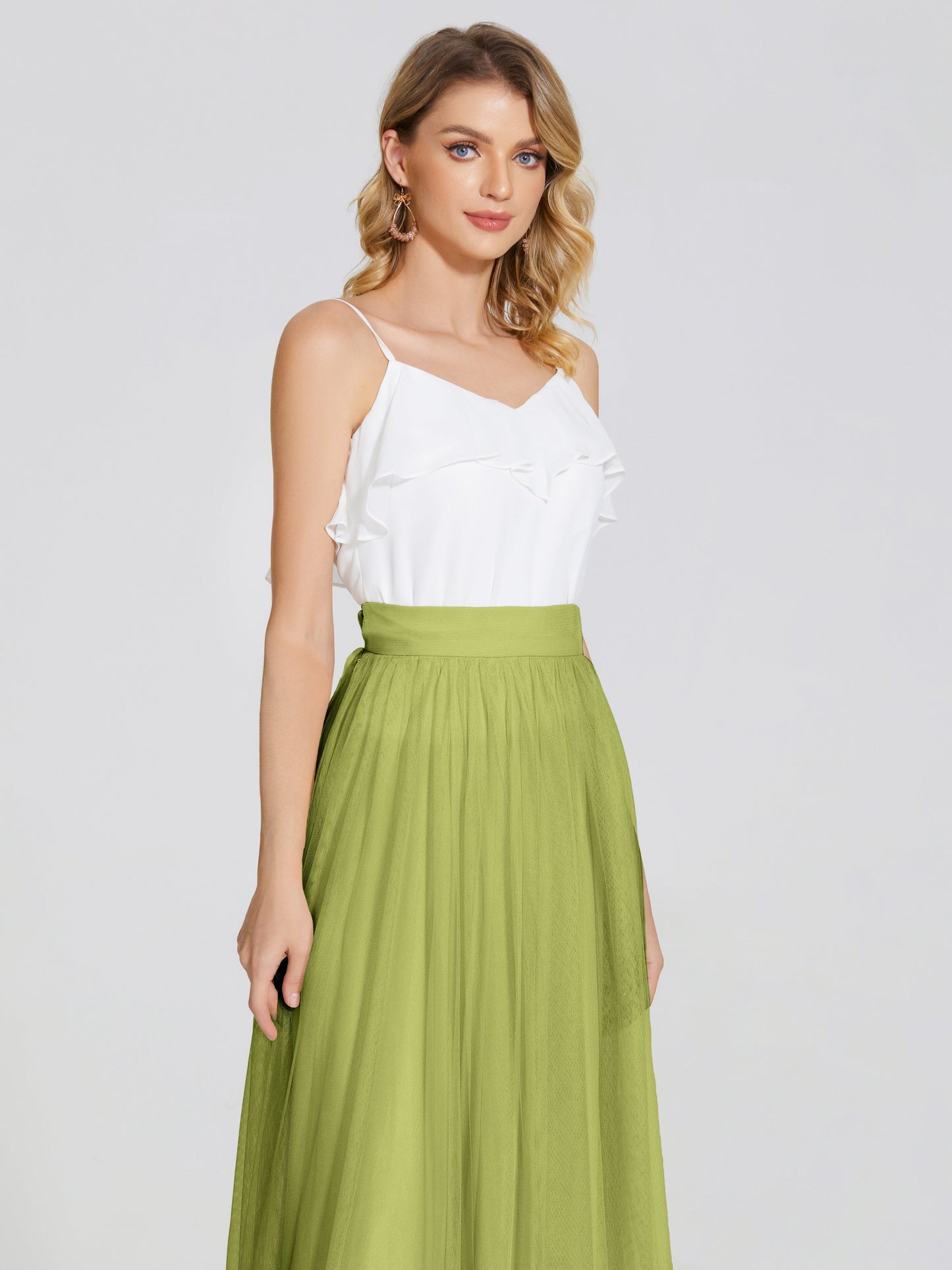 Hayden Two Pieces Tulle Bridesmaid Skirt