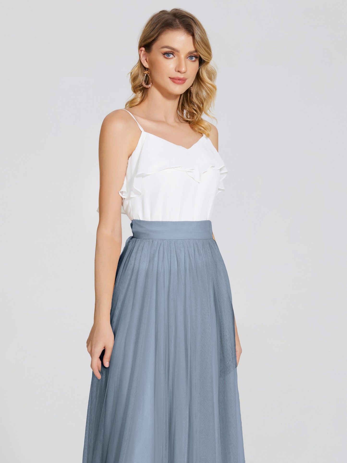 Hayden Two Pieces Tulle Bridesmaid Skirt