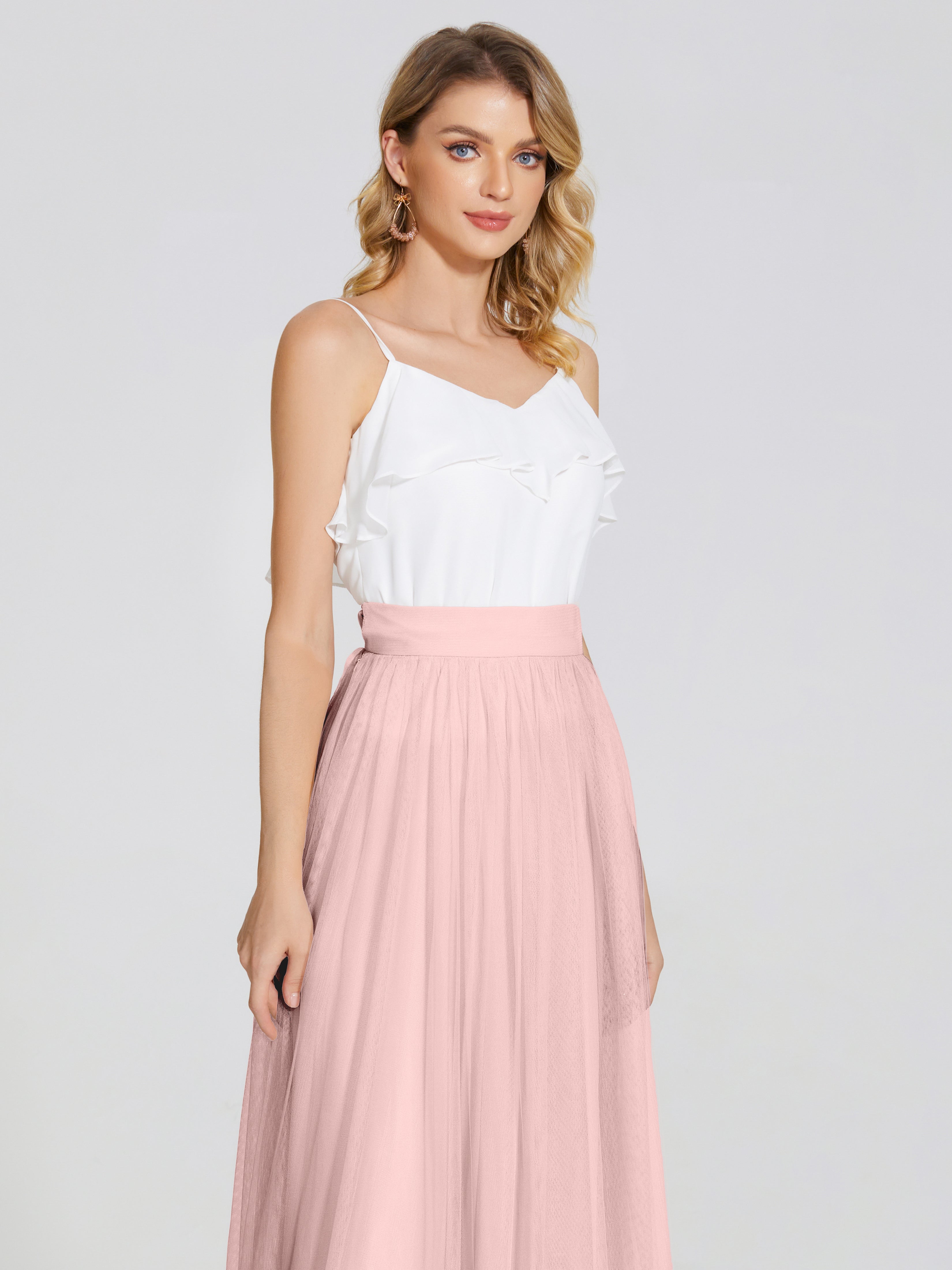 Hayden Two Pieces Tulle Bridesmaid Skirt