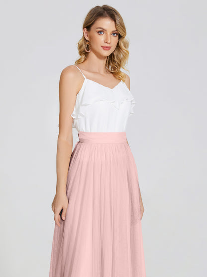 Hayden Two Pieces Tulle Bridesmaid Skirt