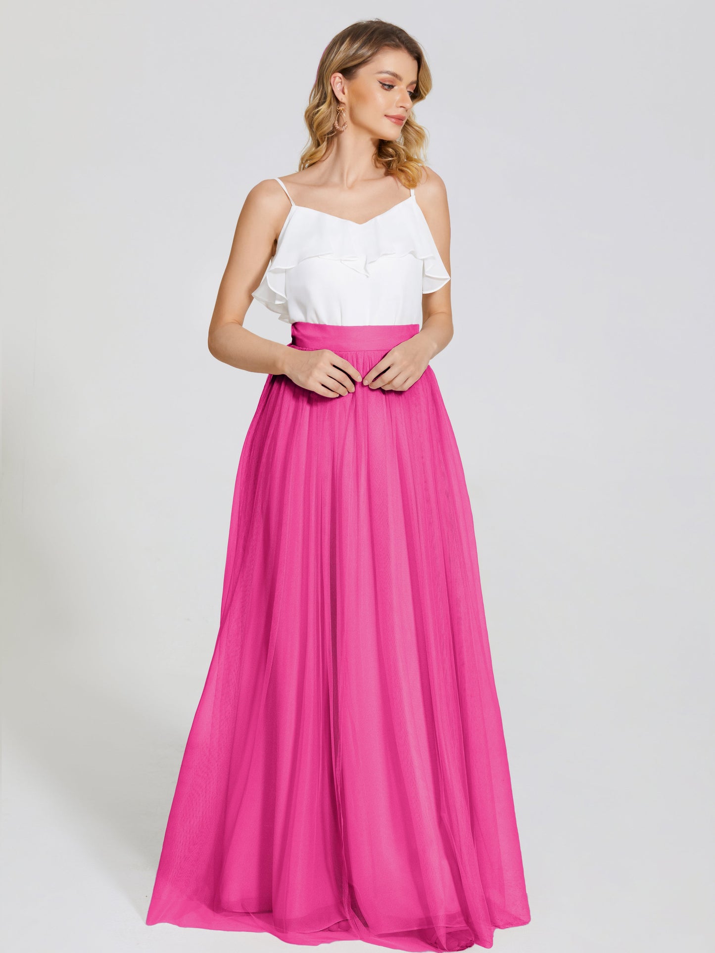 Hayden Two Pieces Tulle Bridesmaid Skirt