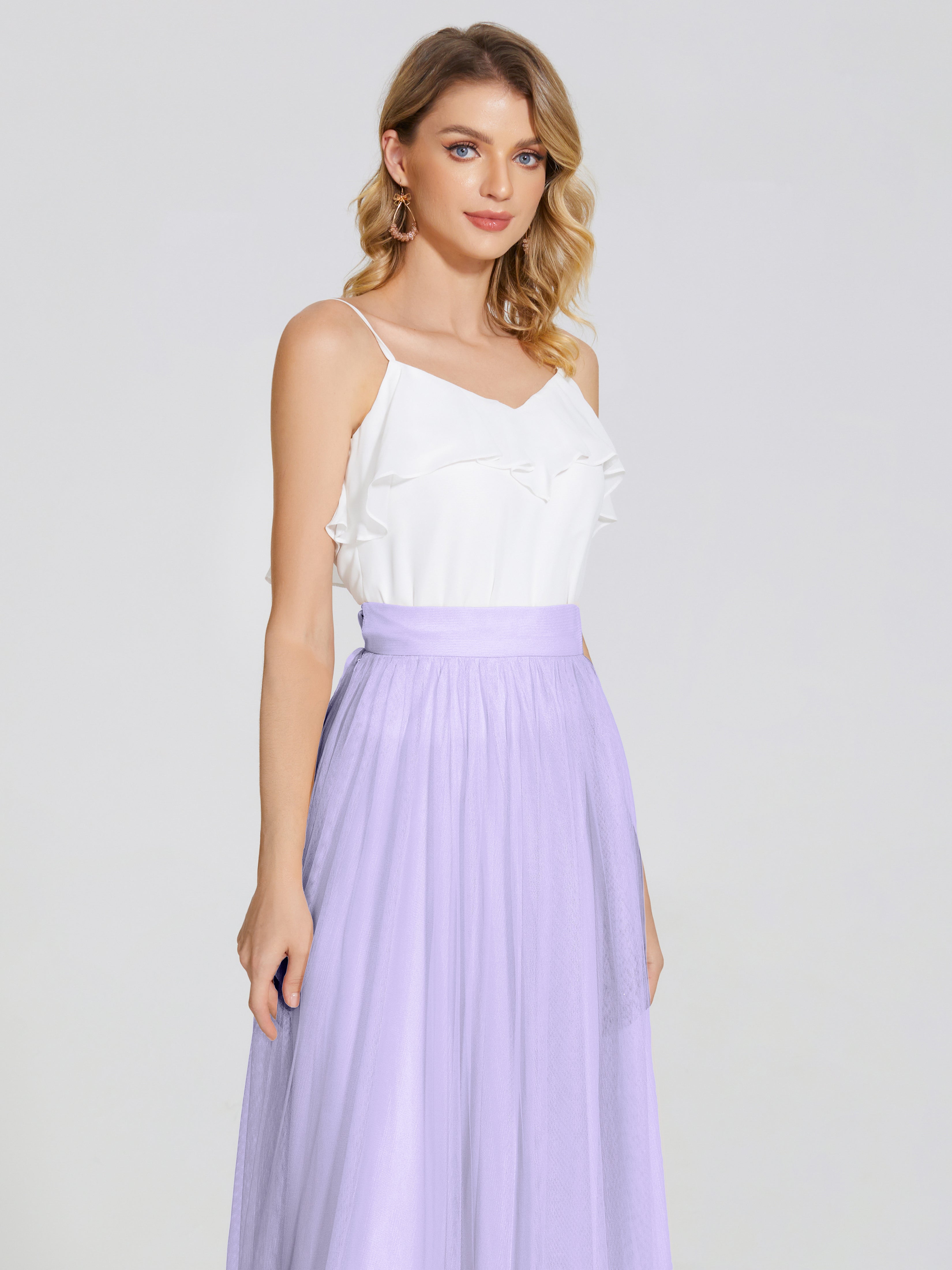 Hayden Two Pieces Tulle Bridesmaid Skirt
