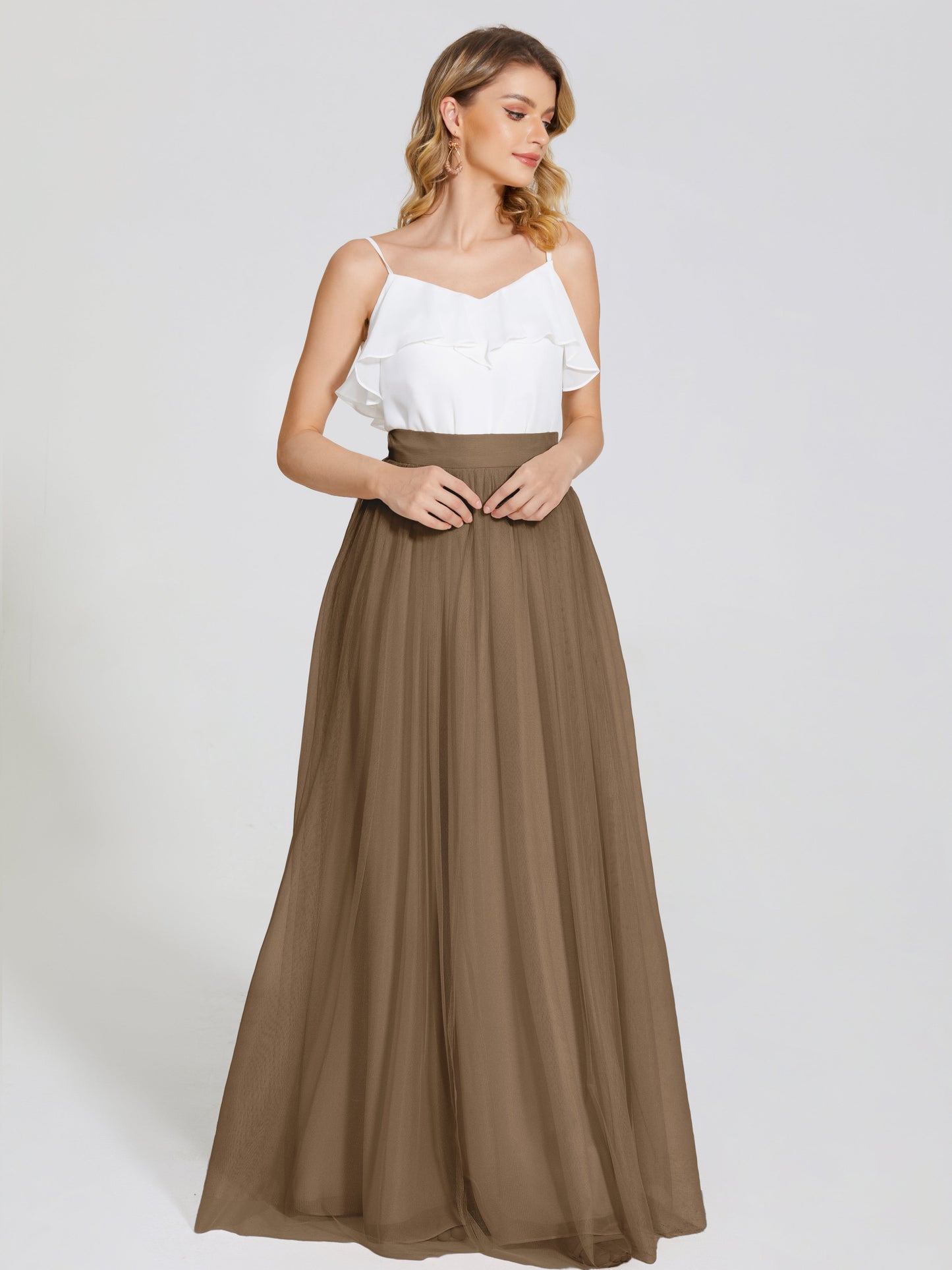 Hayden Two Pieces Tulle Bridesmaid Skirt