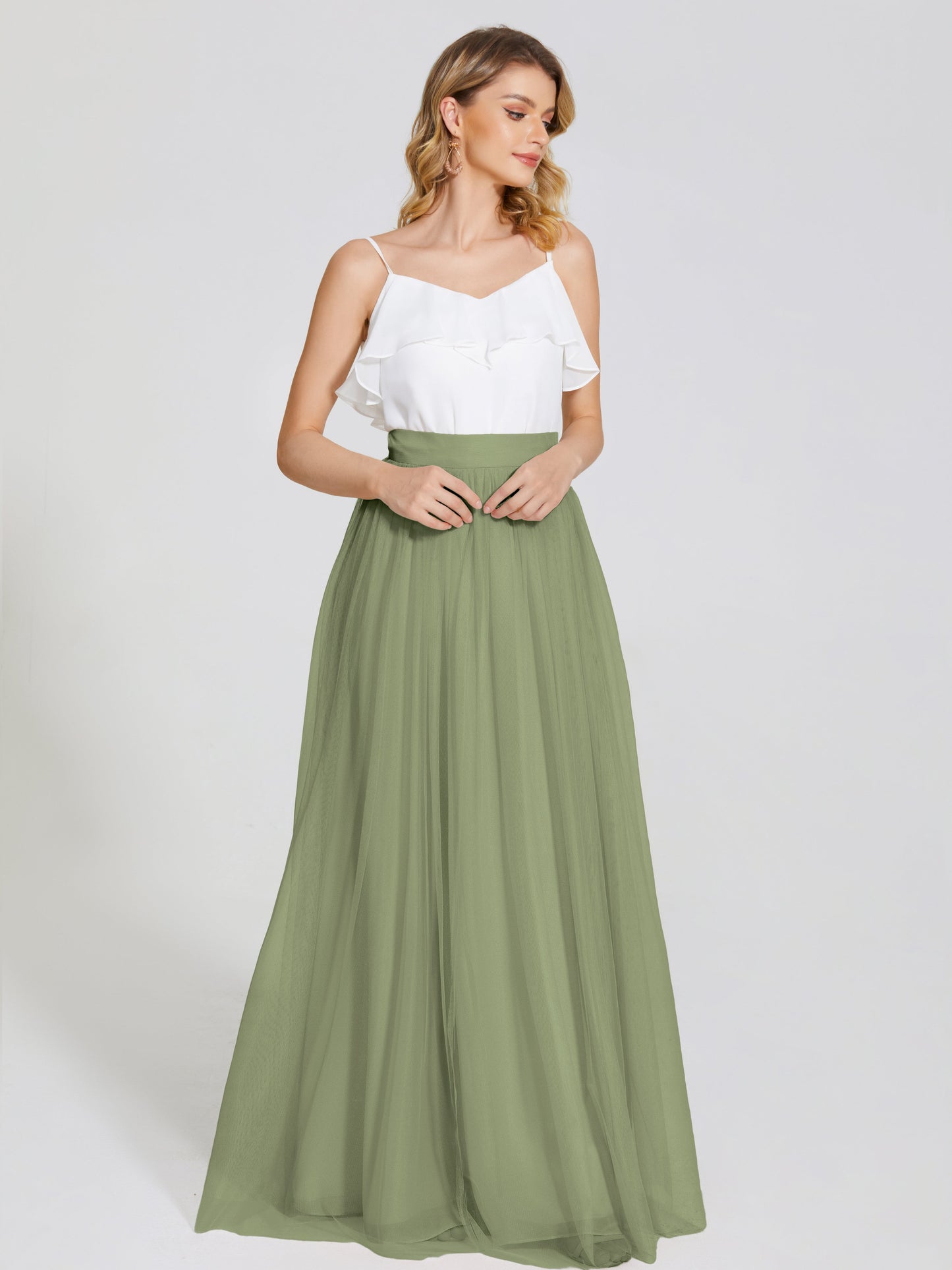 Hayden Two Pieces Tulle Bridesmaid Skirt