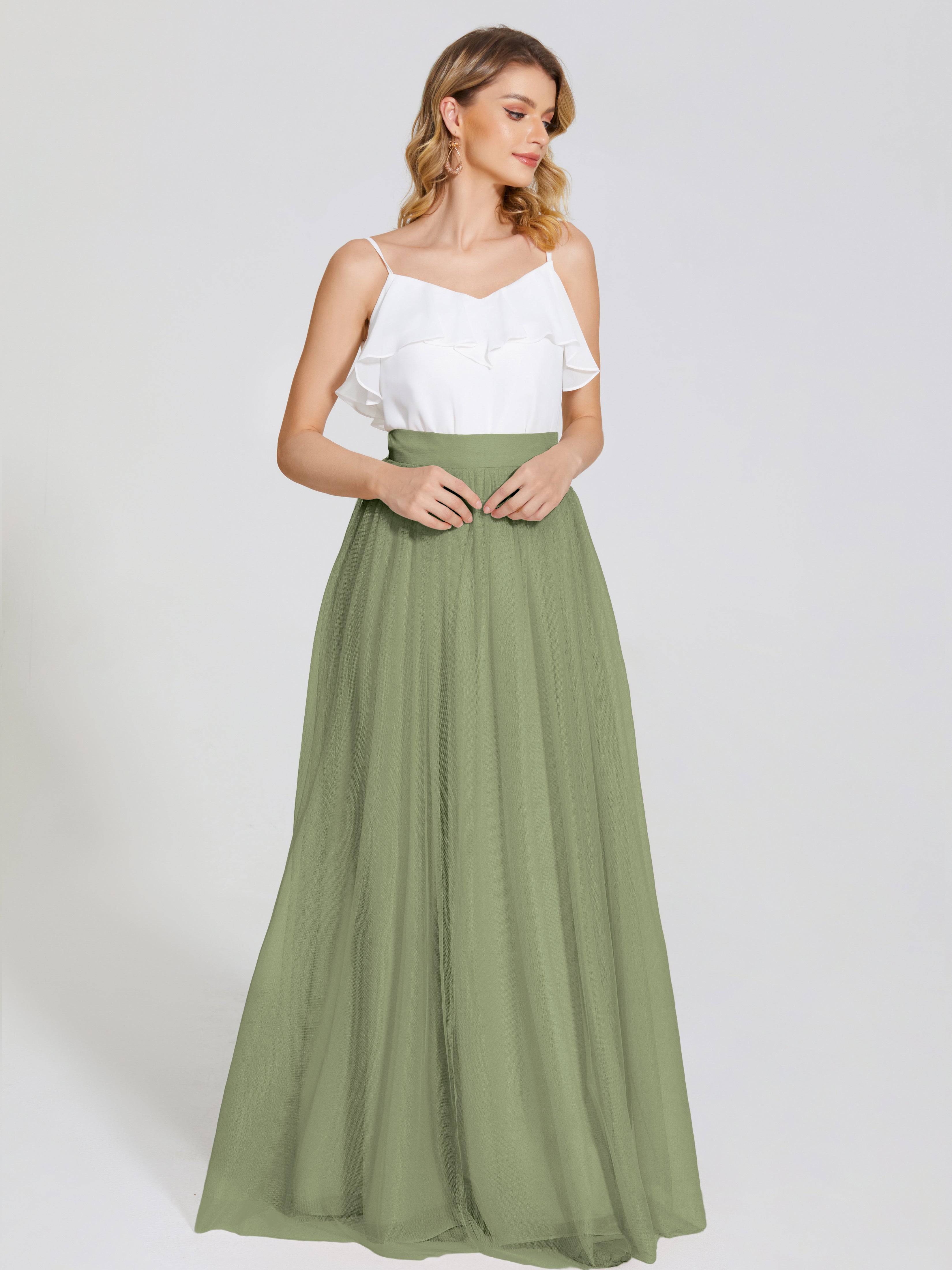 Hayden Two Pieces Tulle Bridesmaid Skirt