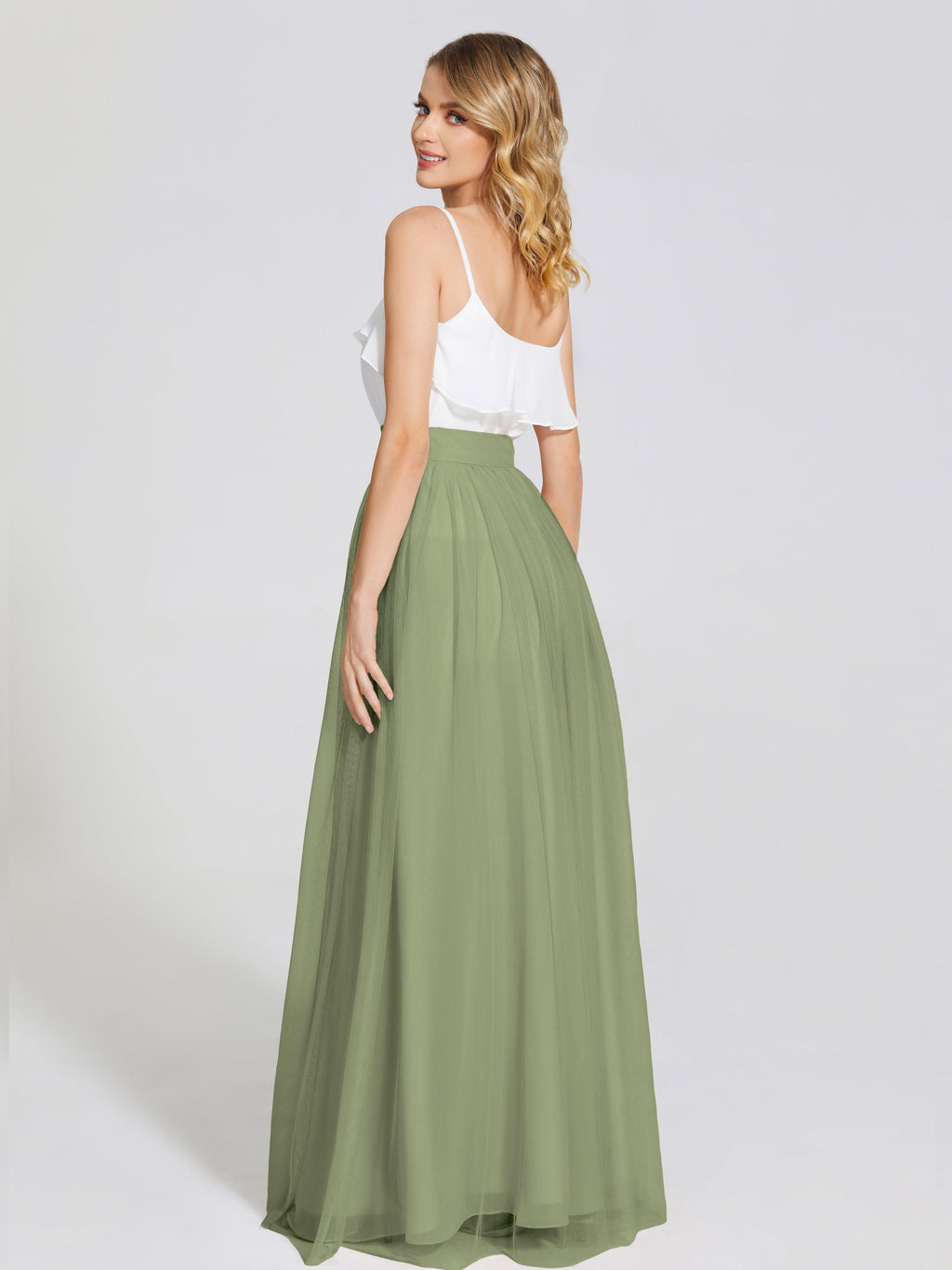 Hayden Two Pieces Tulle Bridesmaid Skirt