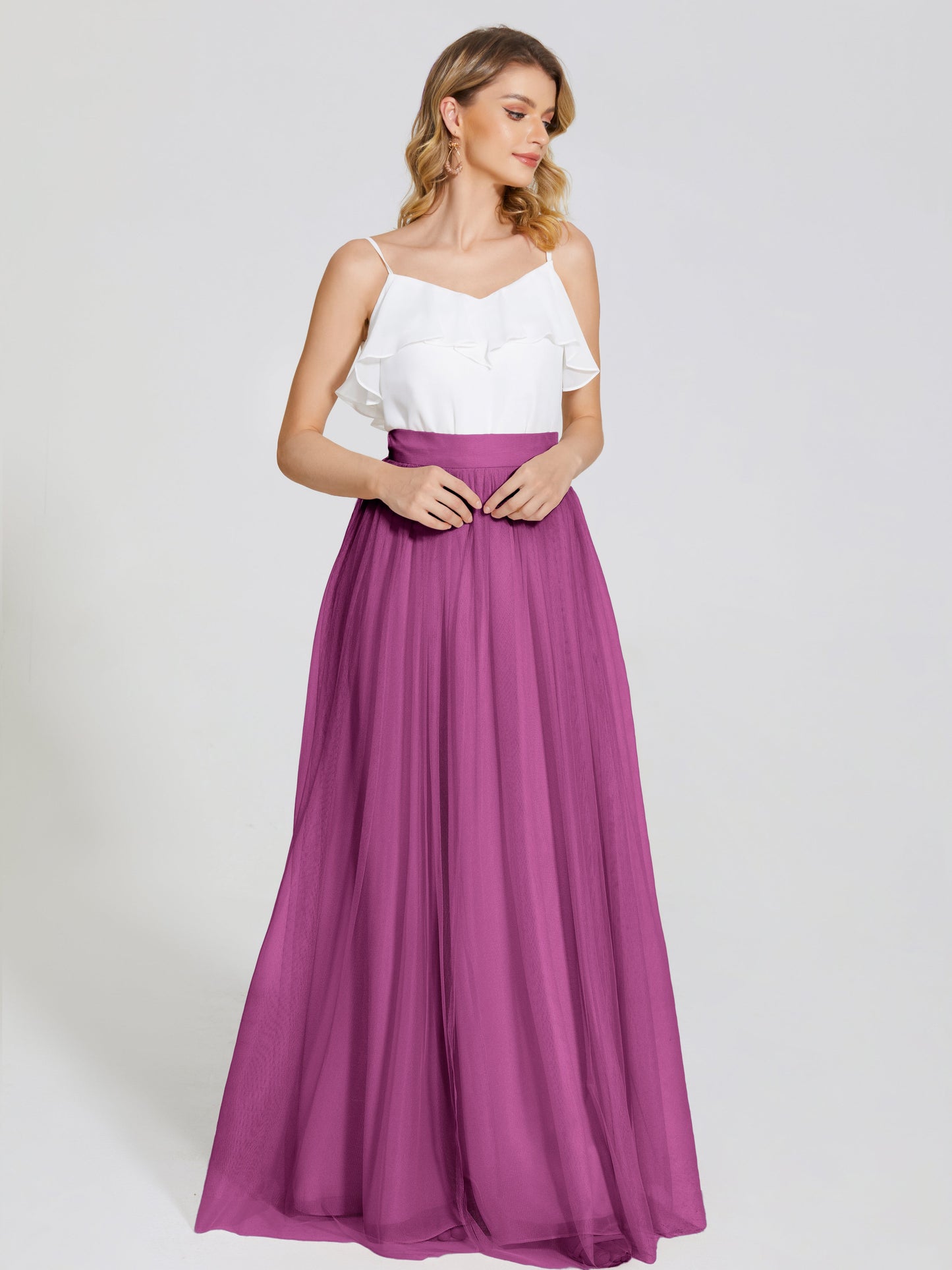 Hayden Two Pieces Tulle Bridesmaid Skirt