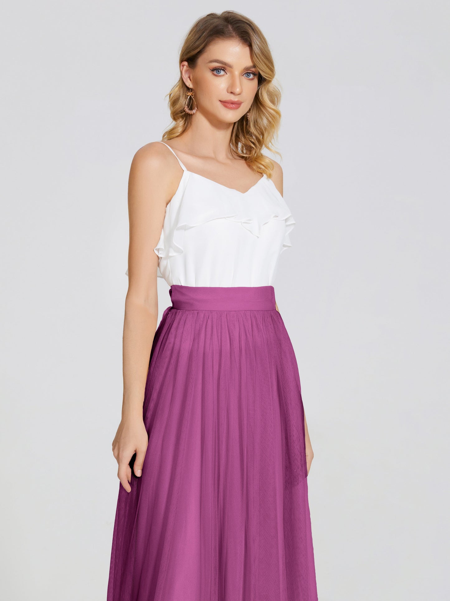 Hayden Two Pieces Tulle Bridesmaid Skirt