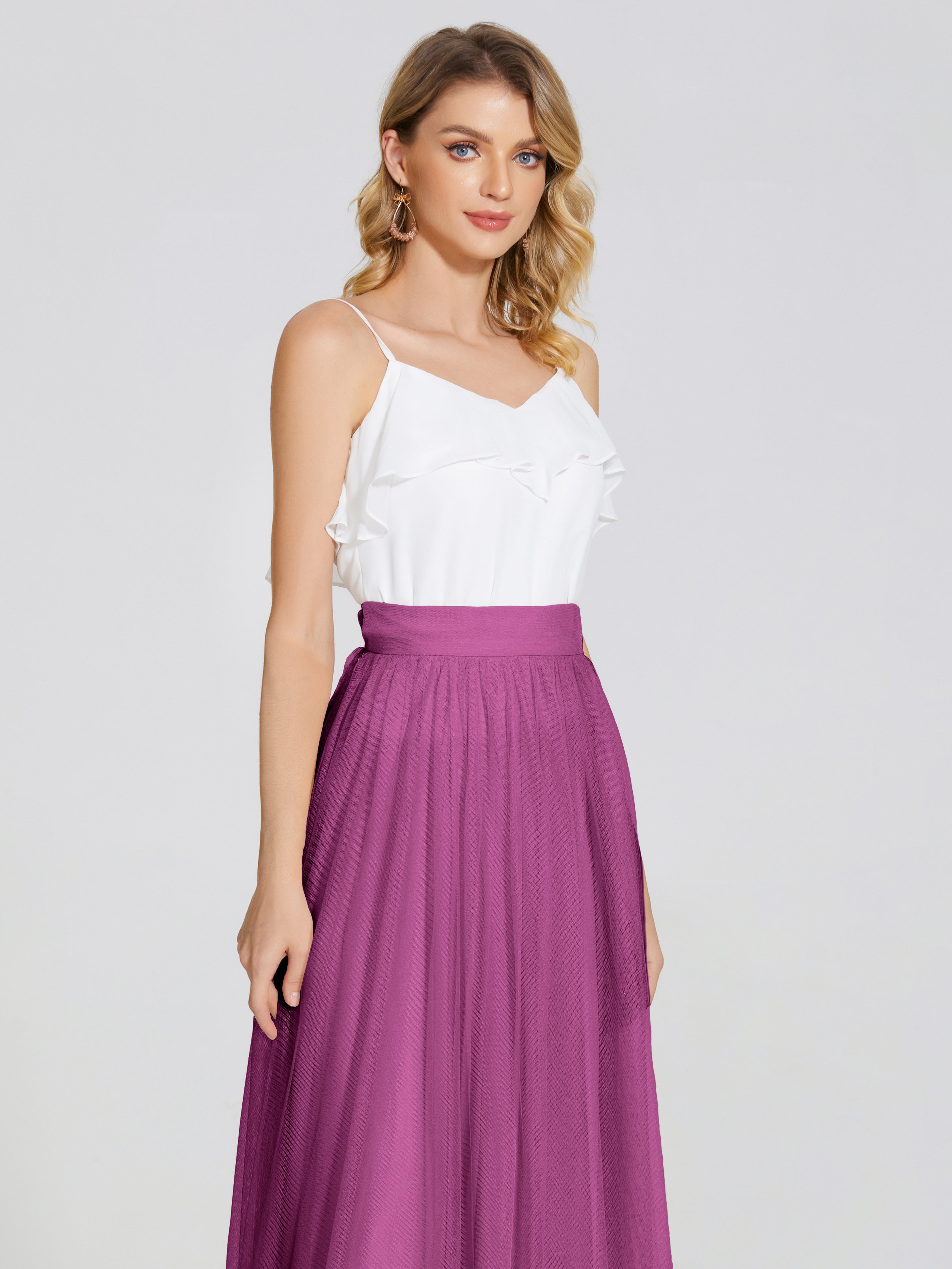Hayden Two Pieces Tulle Bridesmaid Skirt