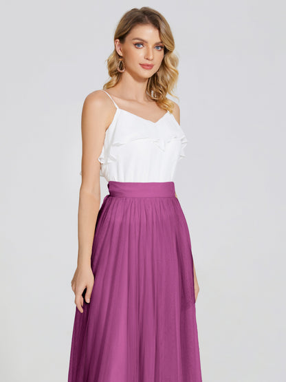 Hayden Two Pieces Tulle Bridesmaid Skirt