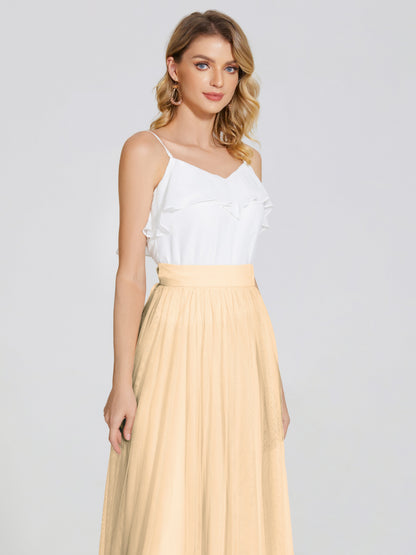 Hayden Two Pieces Tulle Bridesmaid Skirt