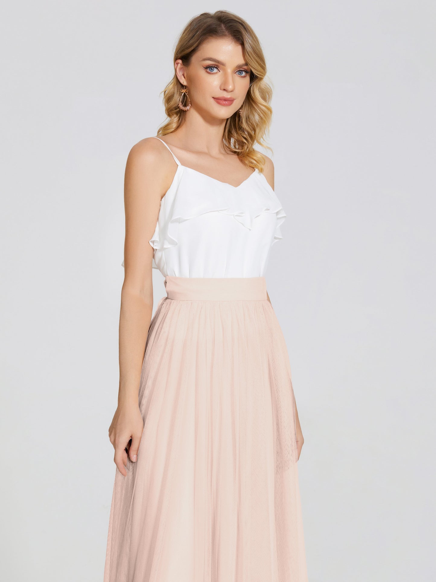Hayden Two Pieces Tulle Bridesmaid Skirt