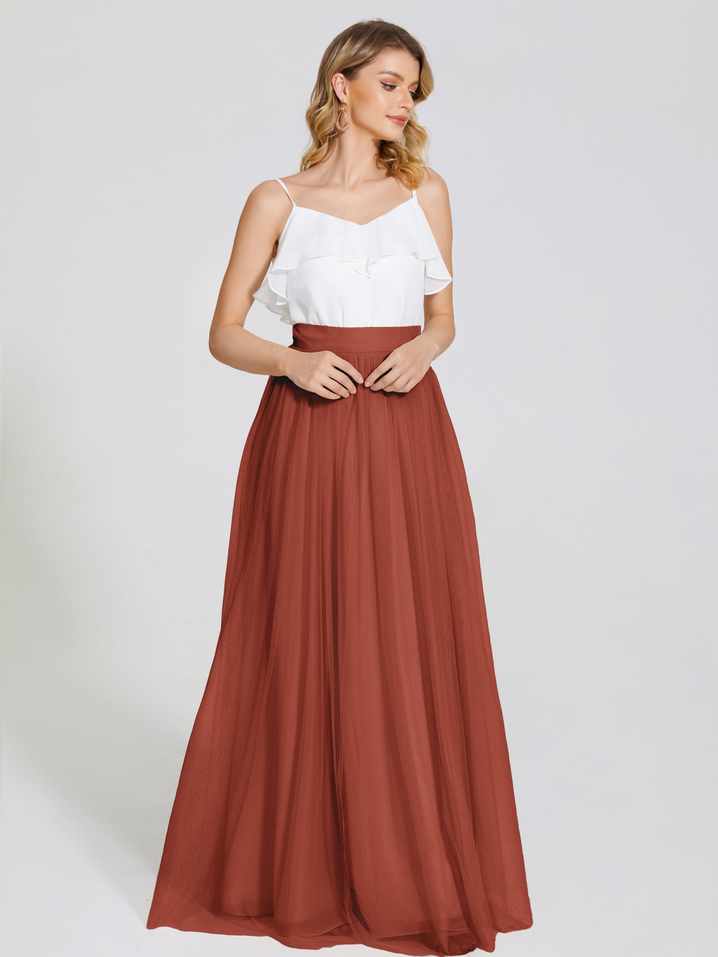 Hayden Two Pieces Tulle Bridesmaid Skirt