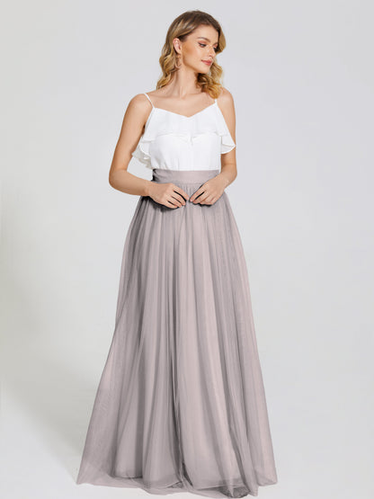 Hayden Two Pieces Tulle Bridesmaid Skirt
