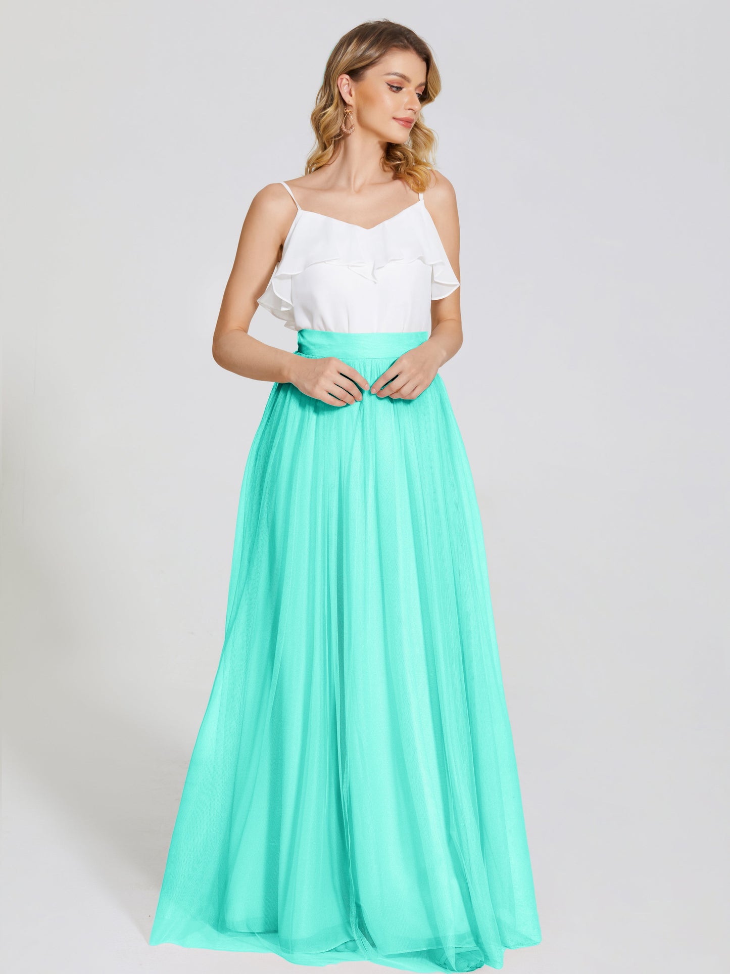 Hayden Two Pieces Tulle Bridesmaid Skirt