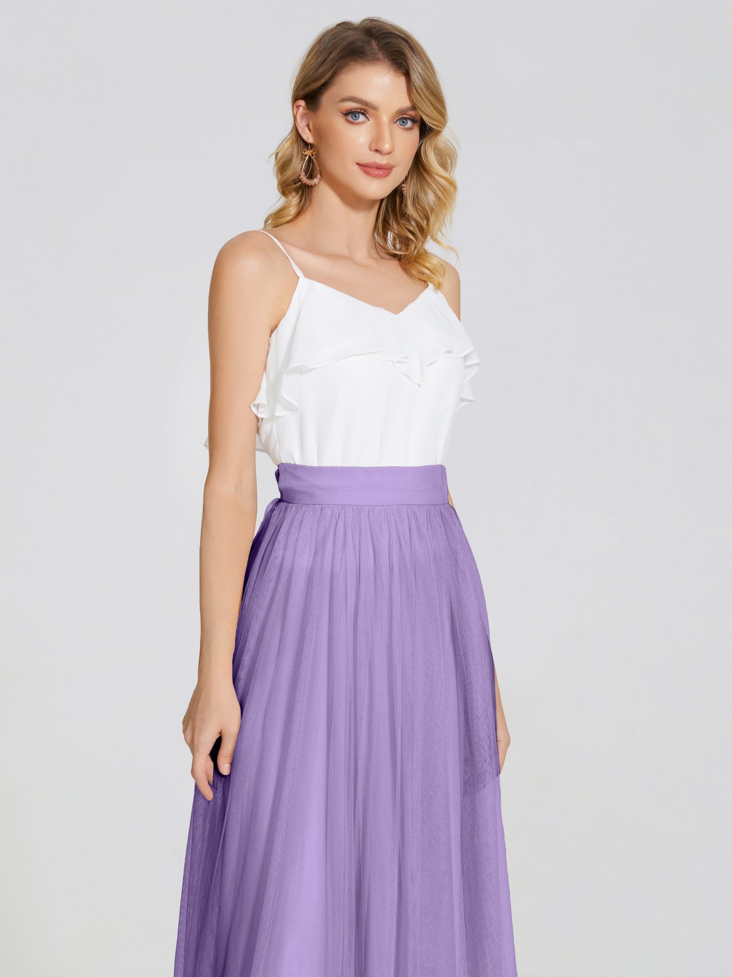 Hayden Two Pieces Tulle Bridesmaid Skirt