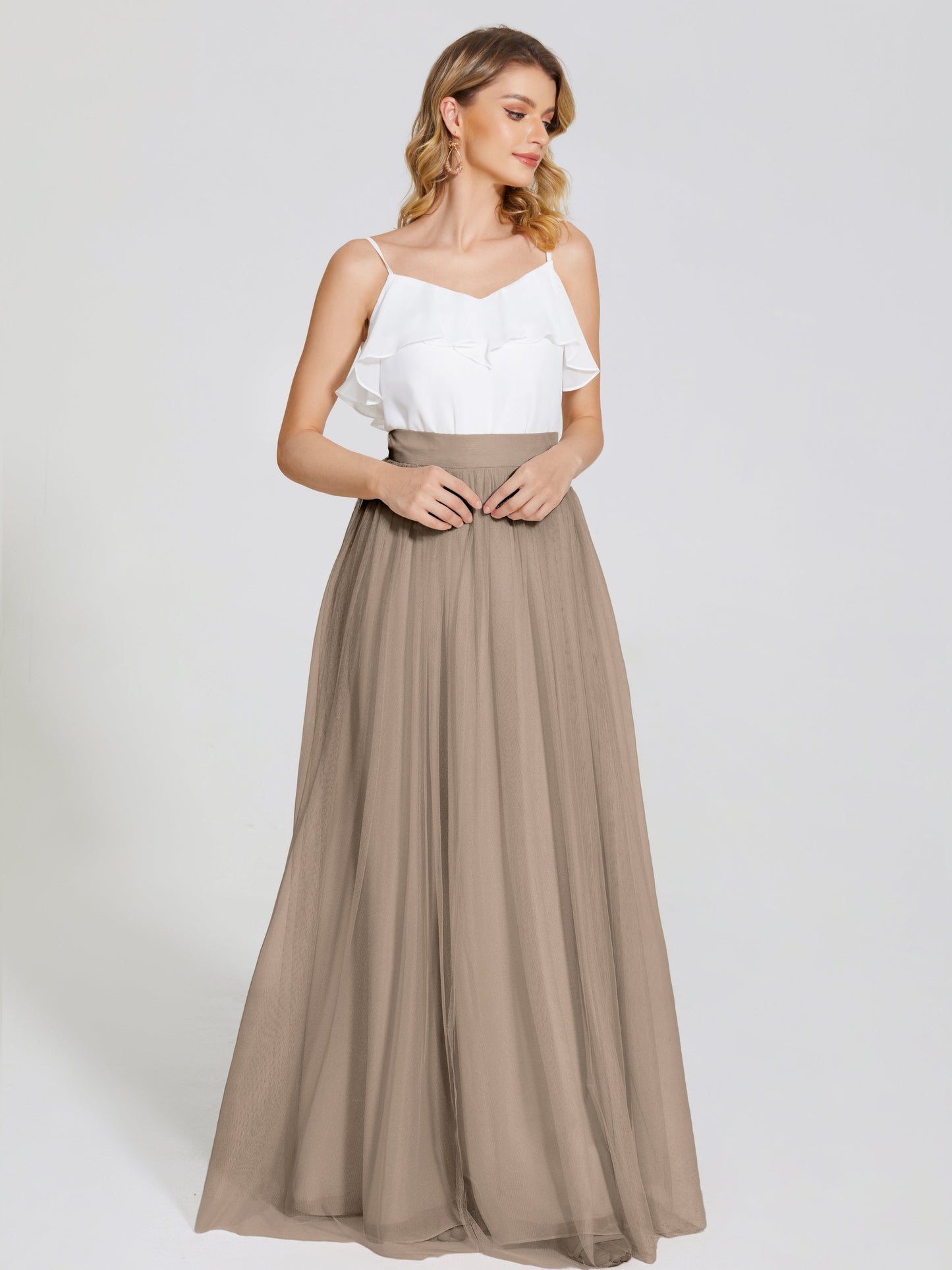 Hayden Two Pieces Tulle Bridesmaid Skirt