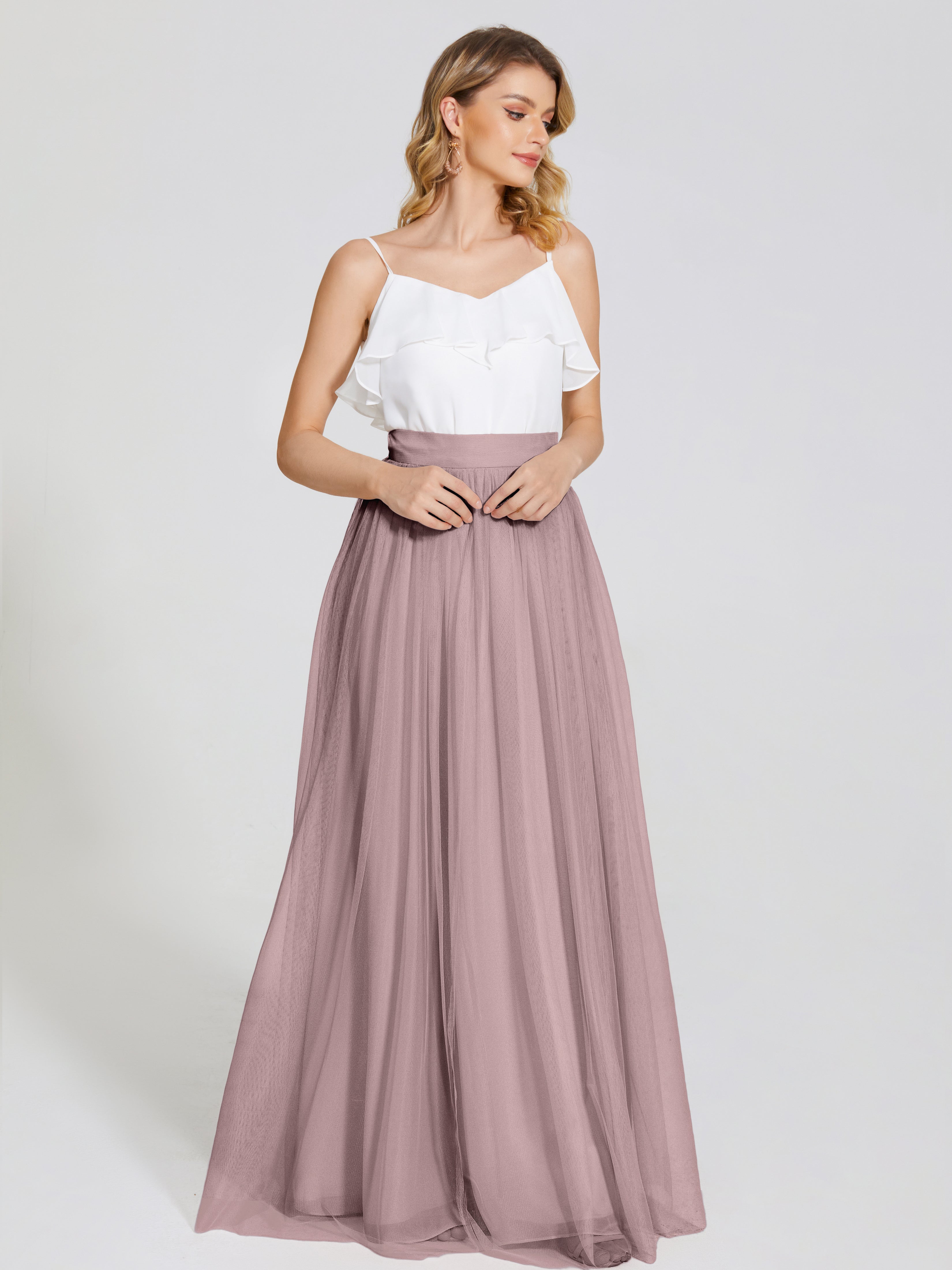 Hayden Two Pieces Tulle Bridesmaid Skirt
