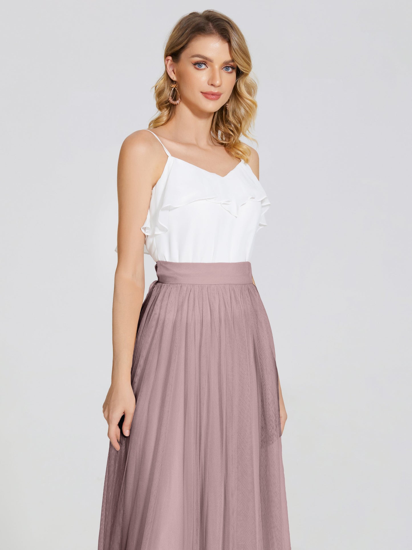 Hayden Two Pieces Tulle Bridesmaid Skirt