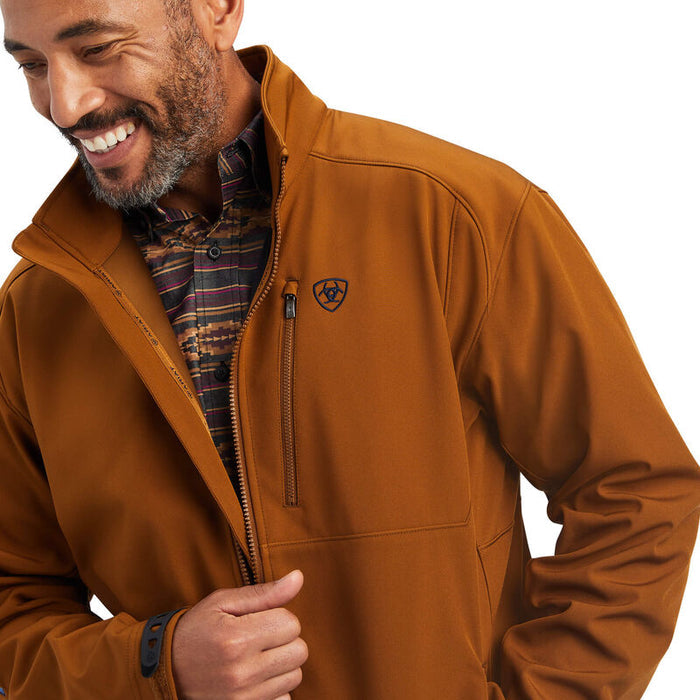 Ariat Mens Logo 2.0 Softshell Jacket Chestnut