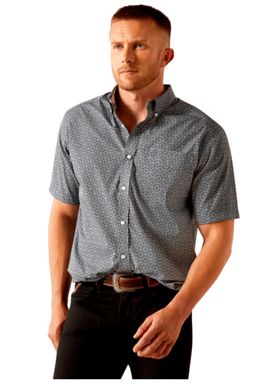 Ariat Mens Wrinkle Free Octavius Classic Fit Shirt