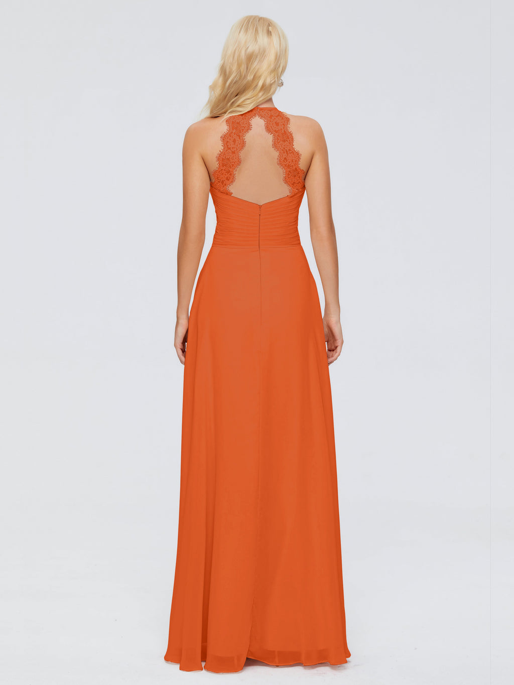 Arya Halter Chiffon Bridesmaid Dresses
