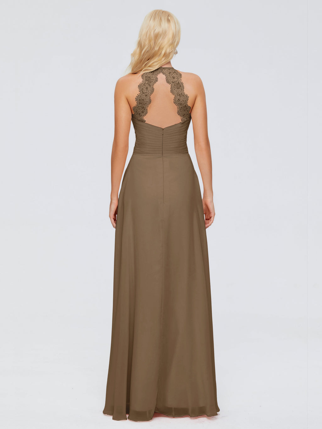 Arya Halter Chiffon Bridesmaid Dresses